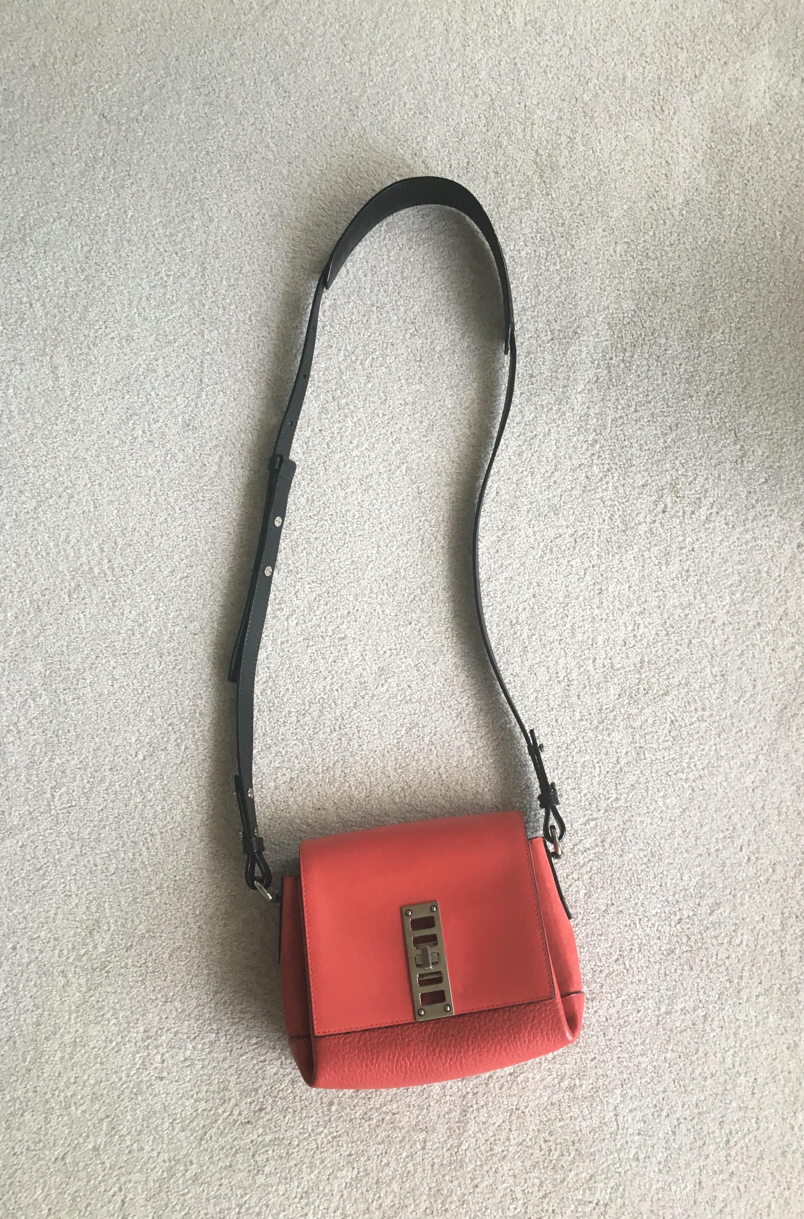 Proenza Schouler red leather cross-body bag