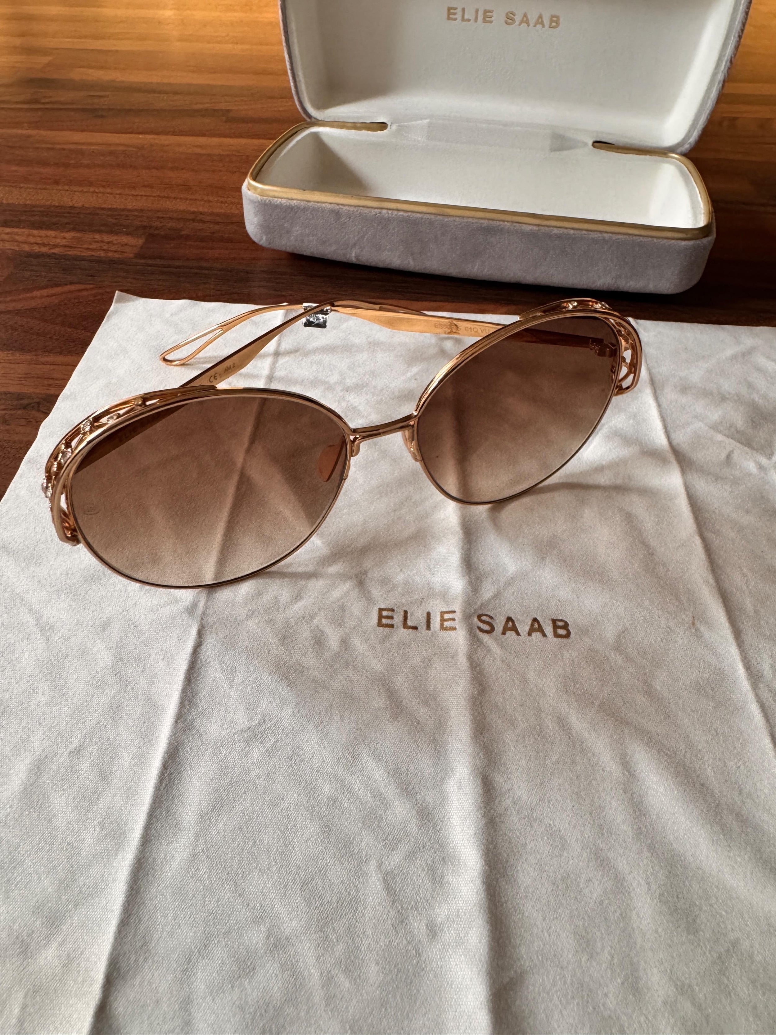 Diamante Set Elie Saab Sunglasses