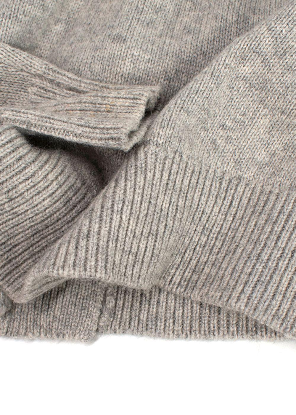 Cinq A Sept Colby Grey Ribbon Cardigan
