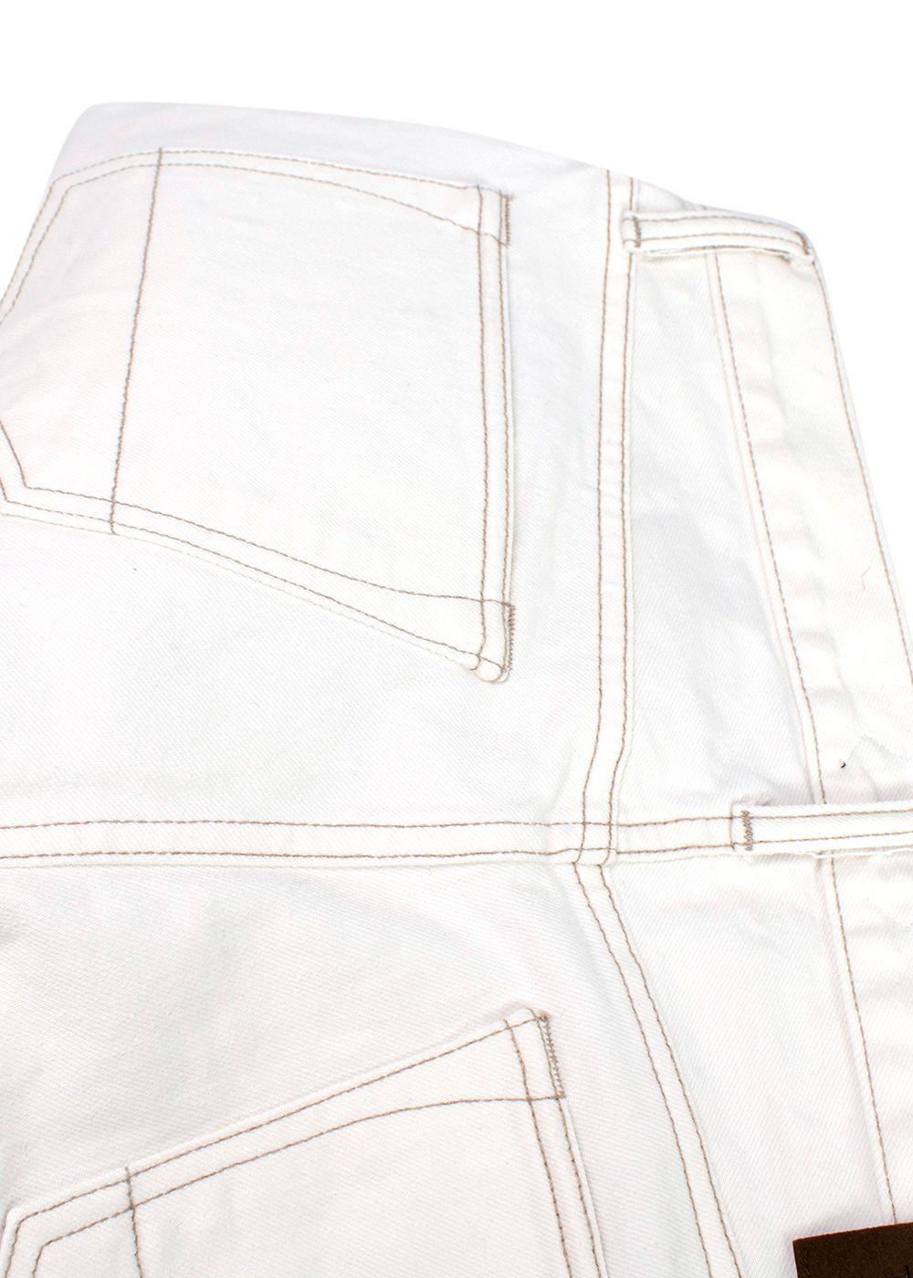 Tom Ford White Denim Slim Fit Jeans