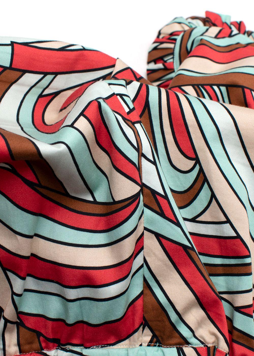 La Double J Multi-Coloured Ruffle Onde Shorts
