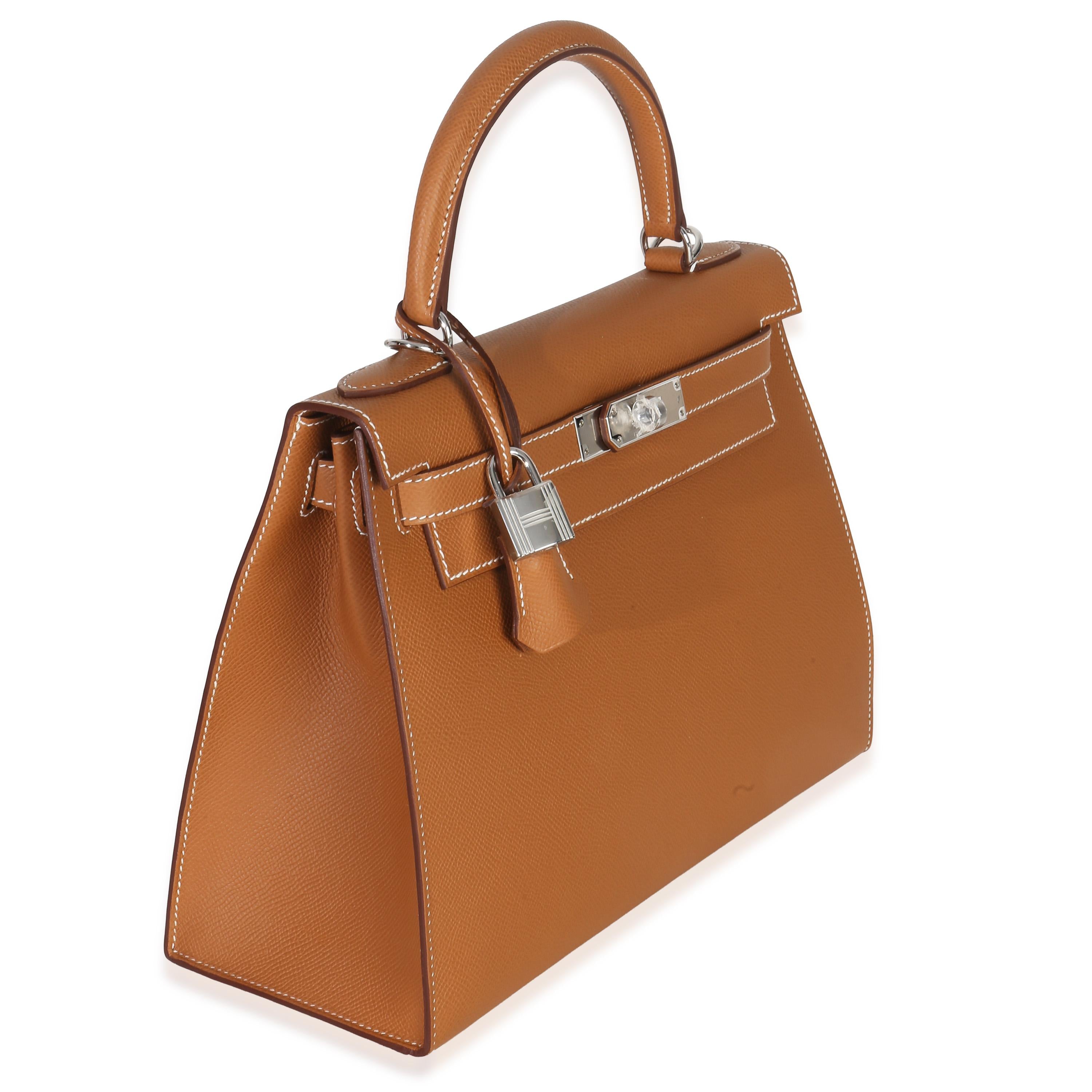 Hermès Epsom Sellier Kelly 28 PHW Gold