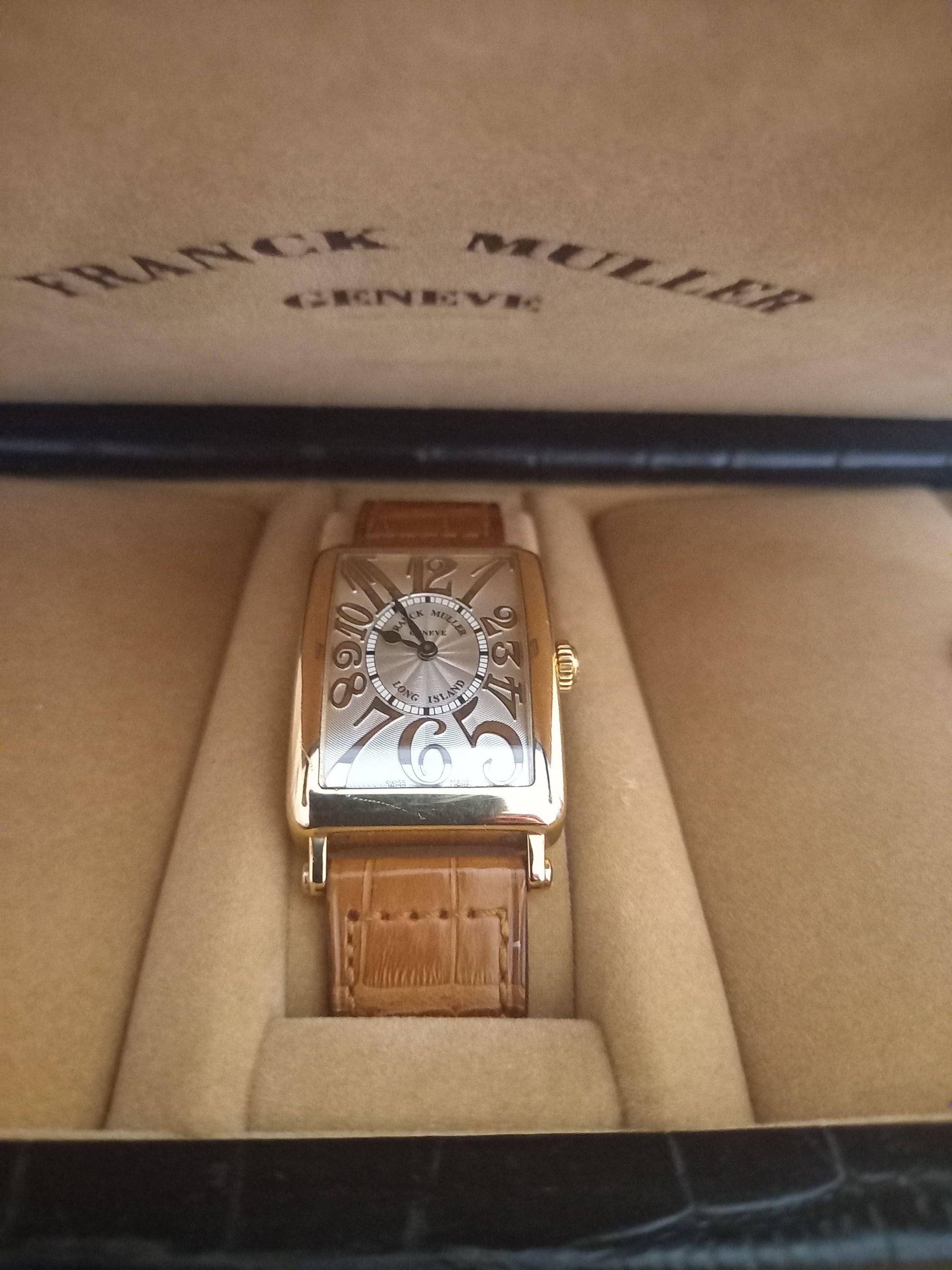 Franck Muller Long Island 18k Rose Gold Watch
