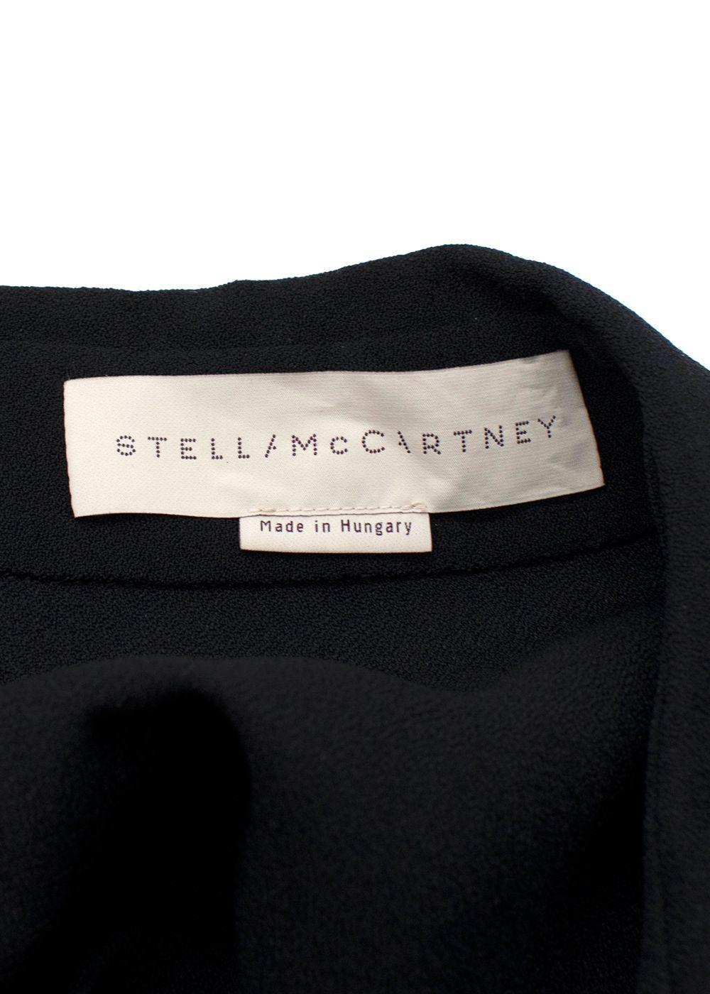 Stella McCartney Belted Black Jumpsuit