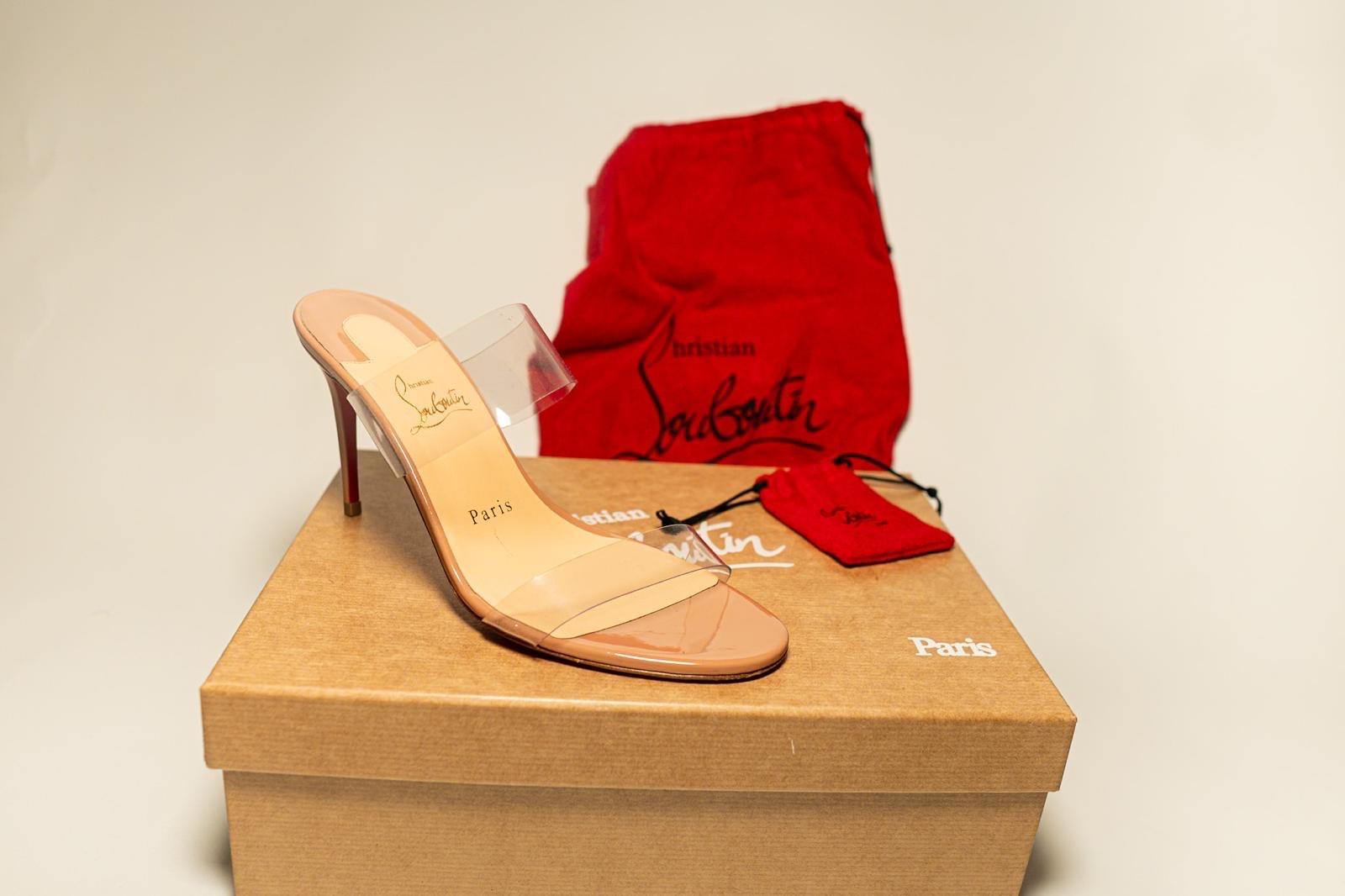 Louboutin Just Nothing Mules 8.5cms