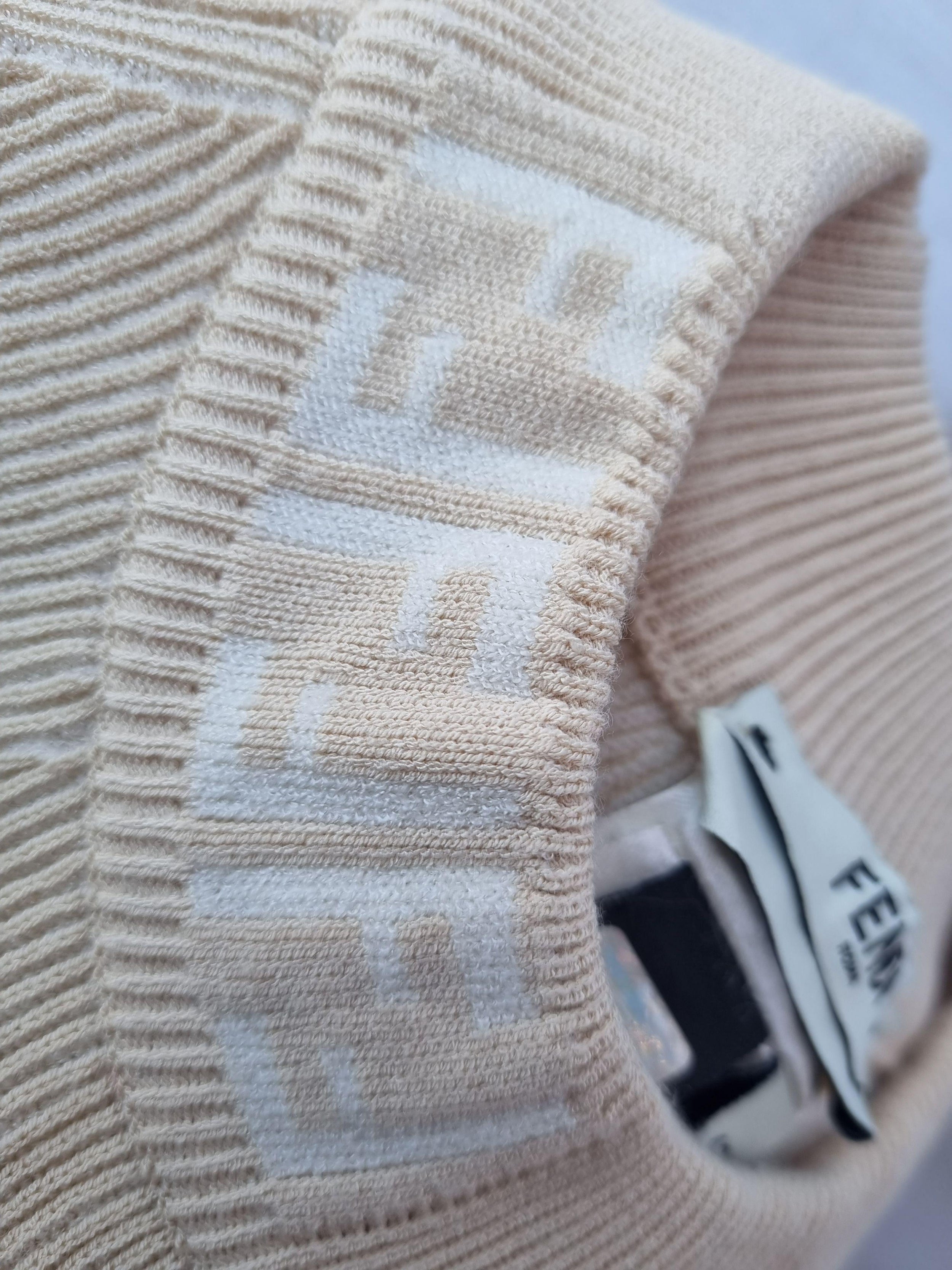 pale-beige ribbed knit dress
