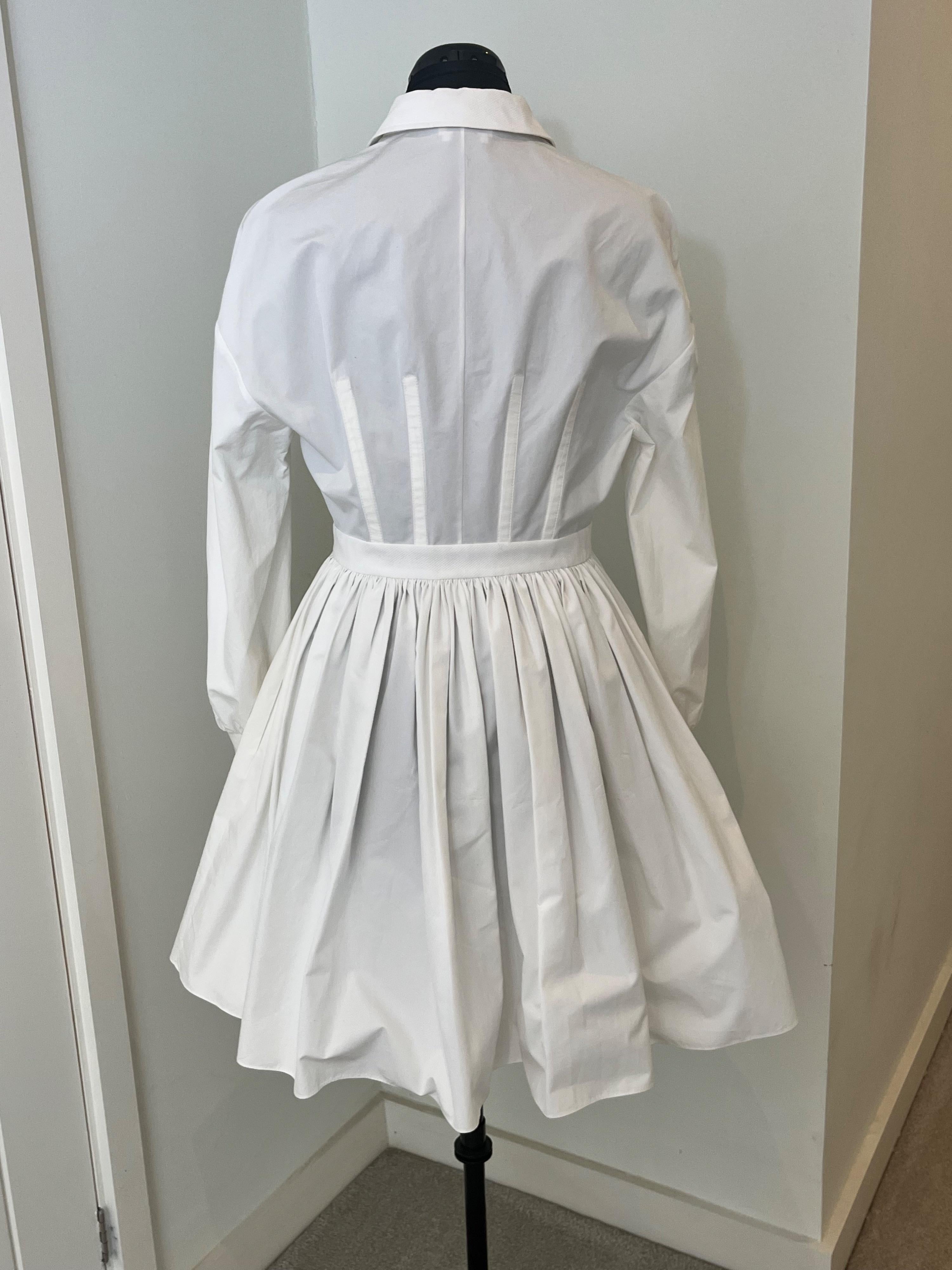 Cotton Poplin Shirt Dress