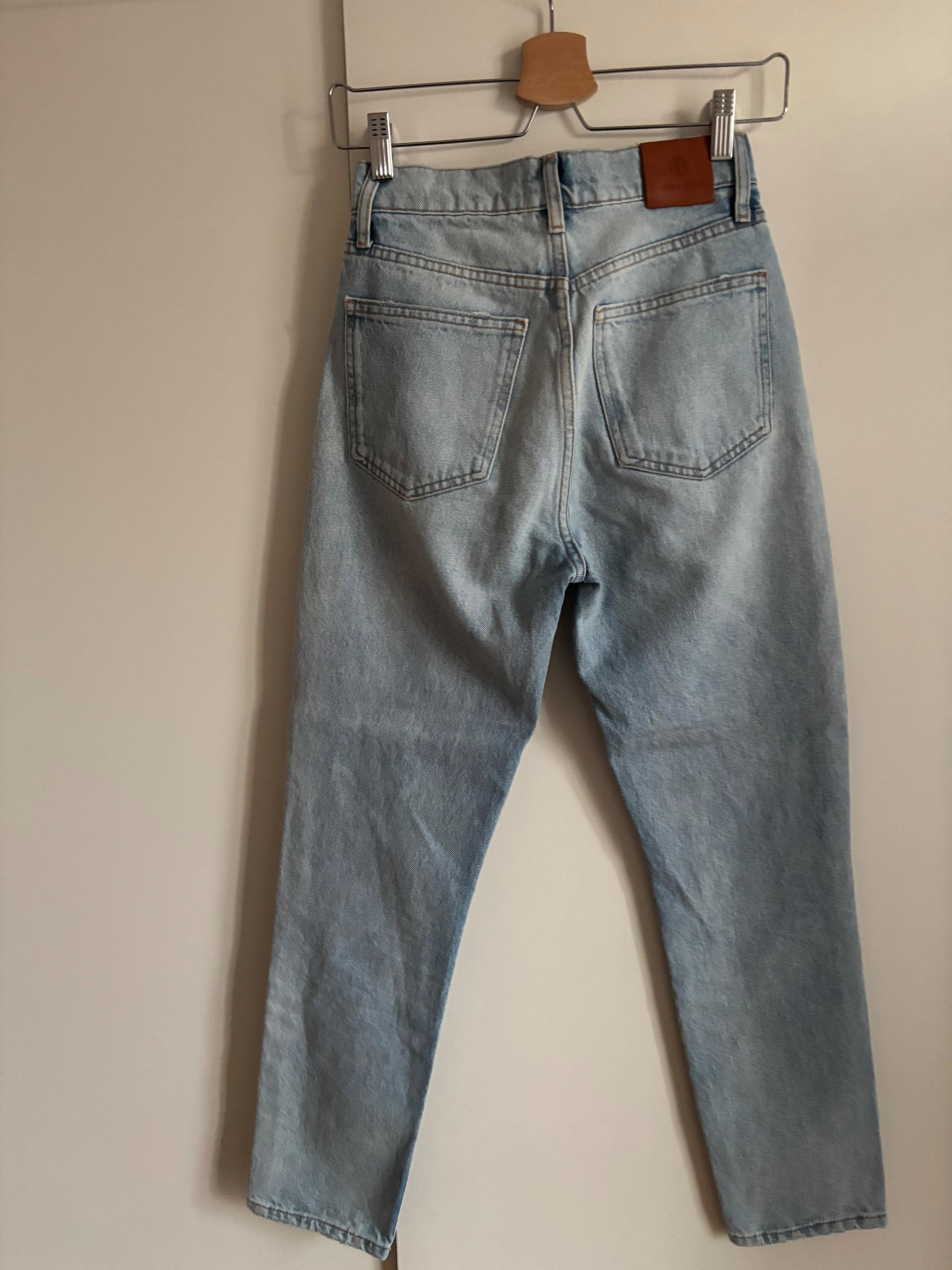 Anine Bing Light Blue Distressed Jeans