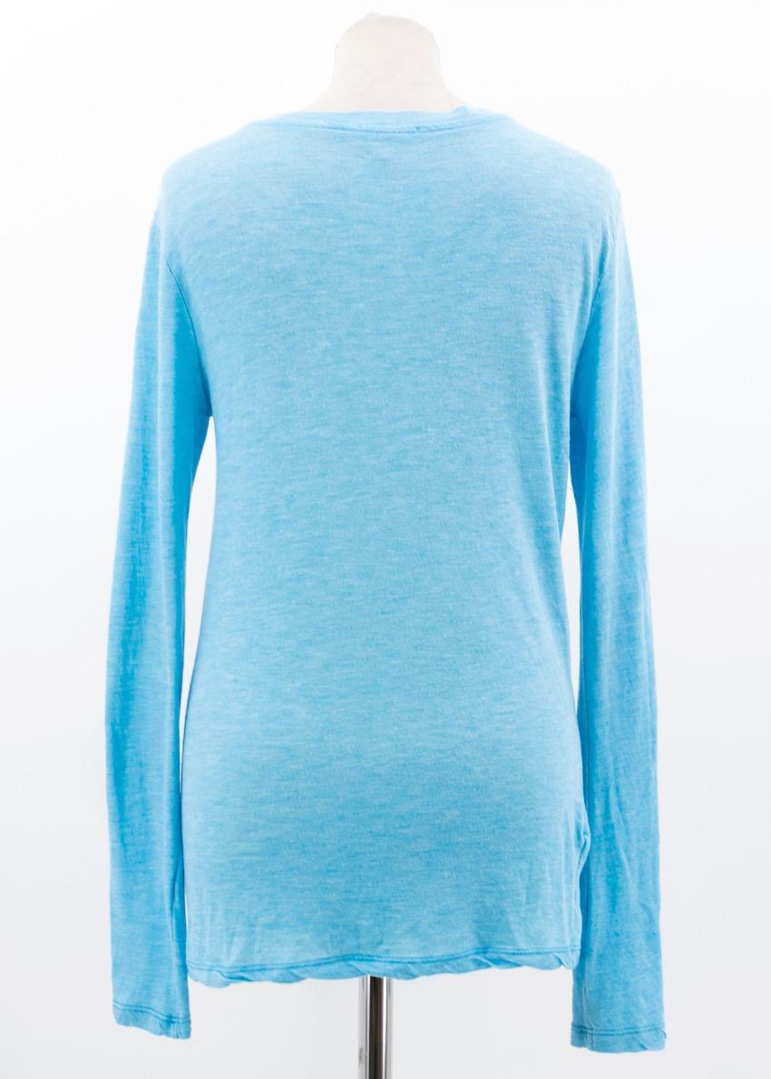 Clu Blue Long Sleeve Top