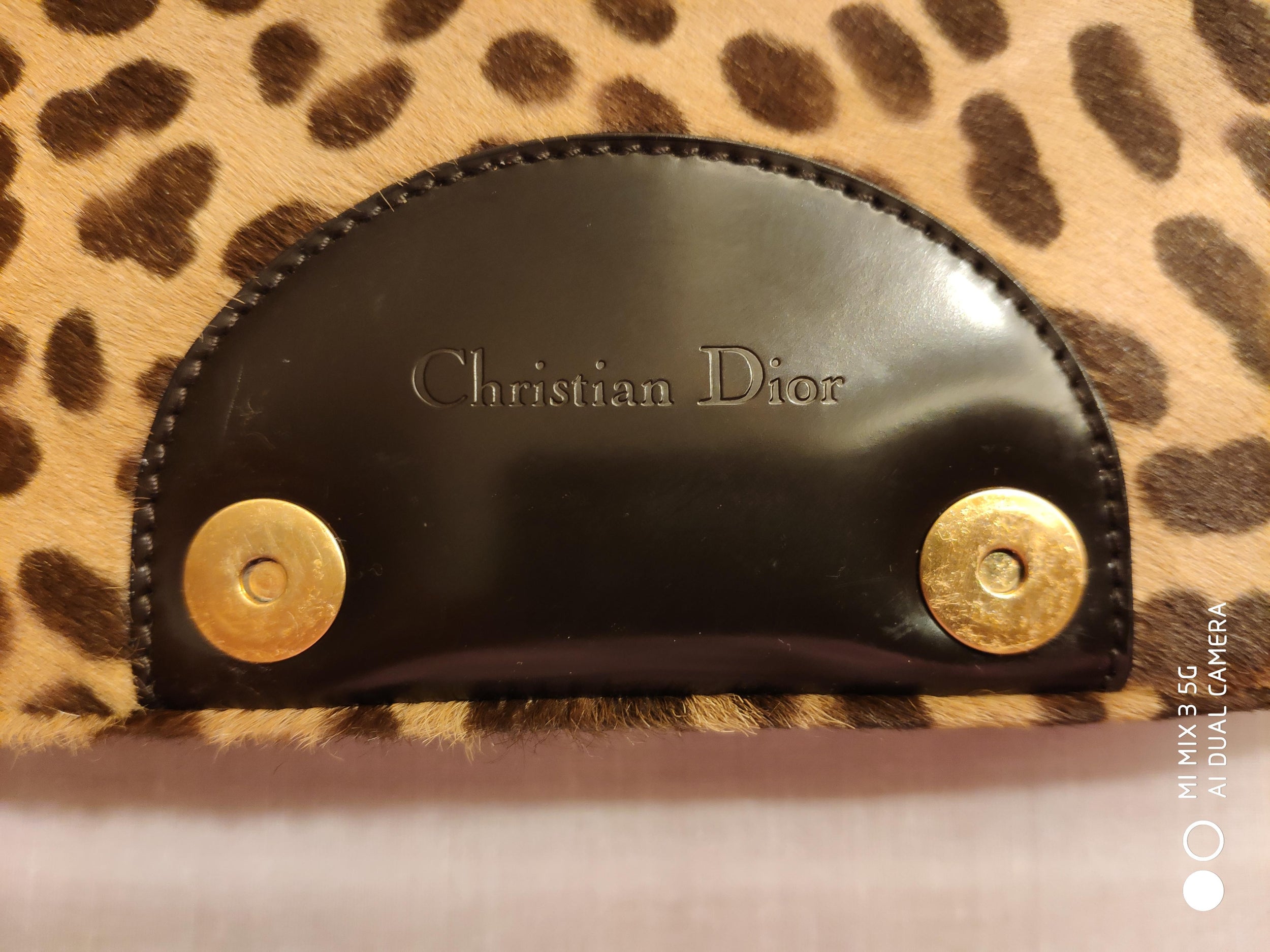 DIOR Pony Hair Clutch
