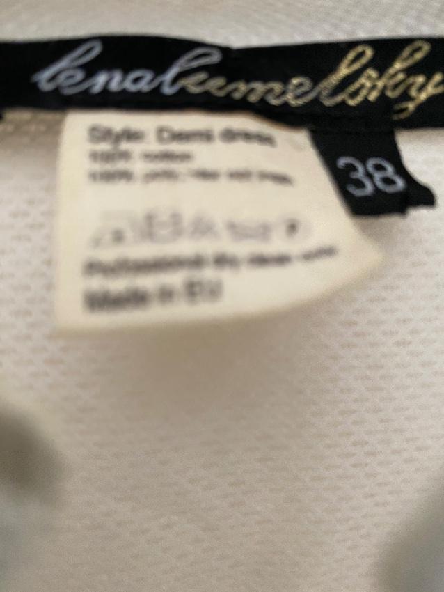 Lena Lumelsky White Cotton Demi Shirt Dress