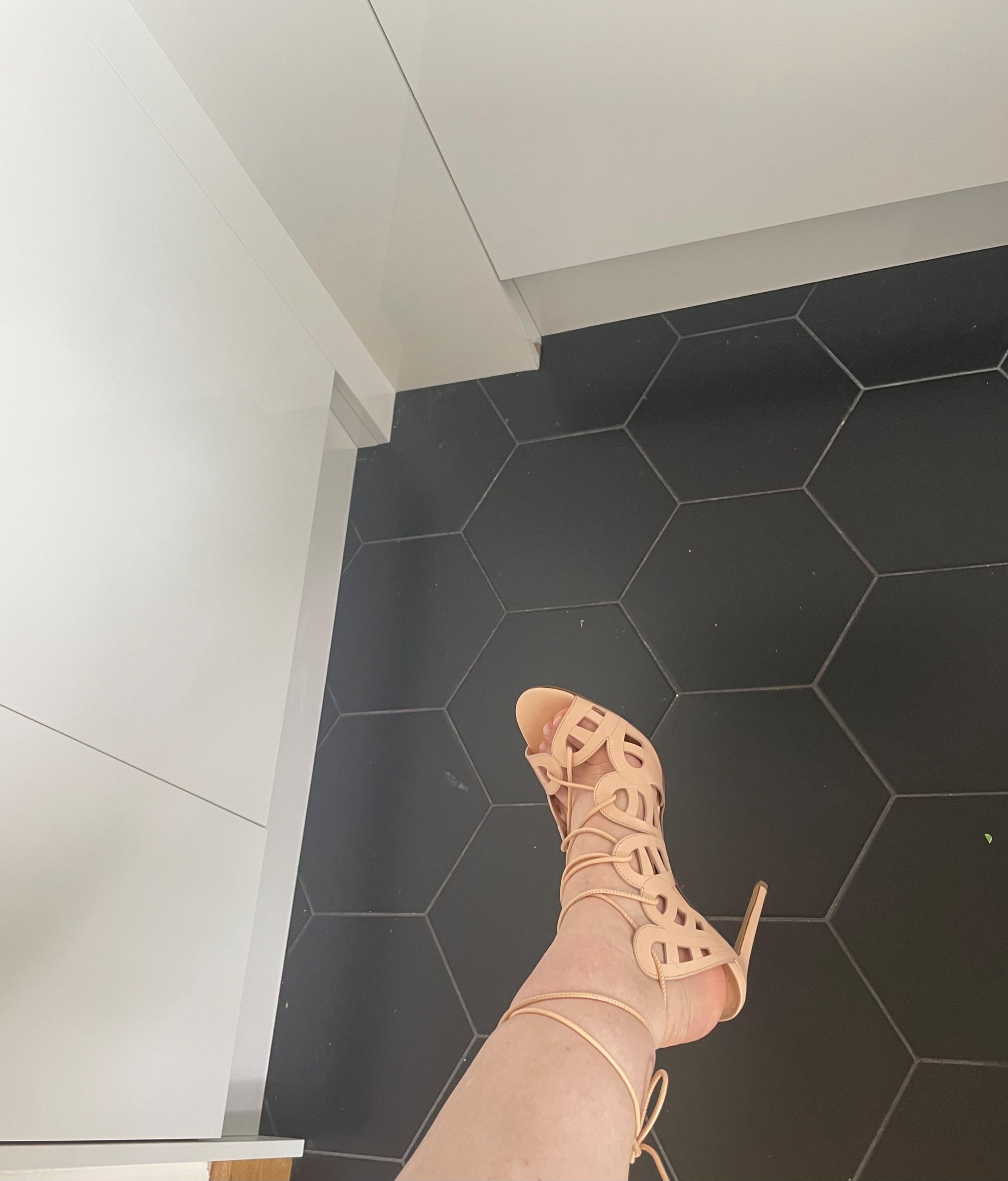Laser Cut Leather Sandals