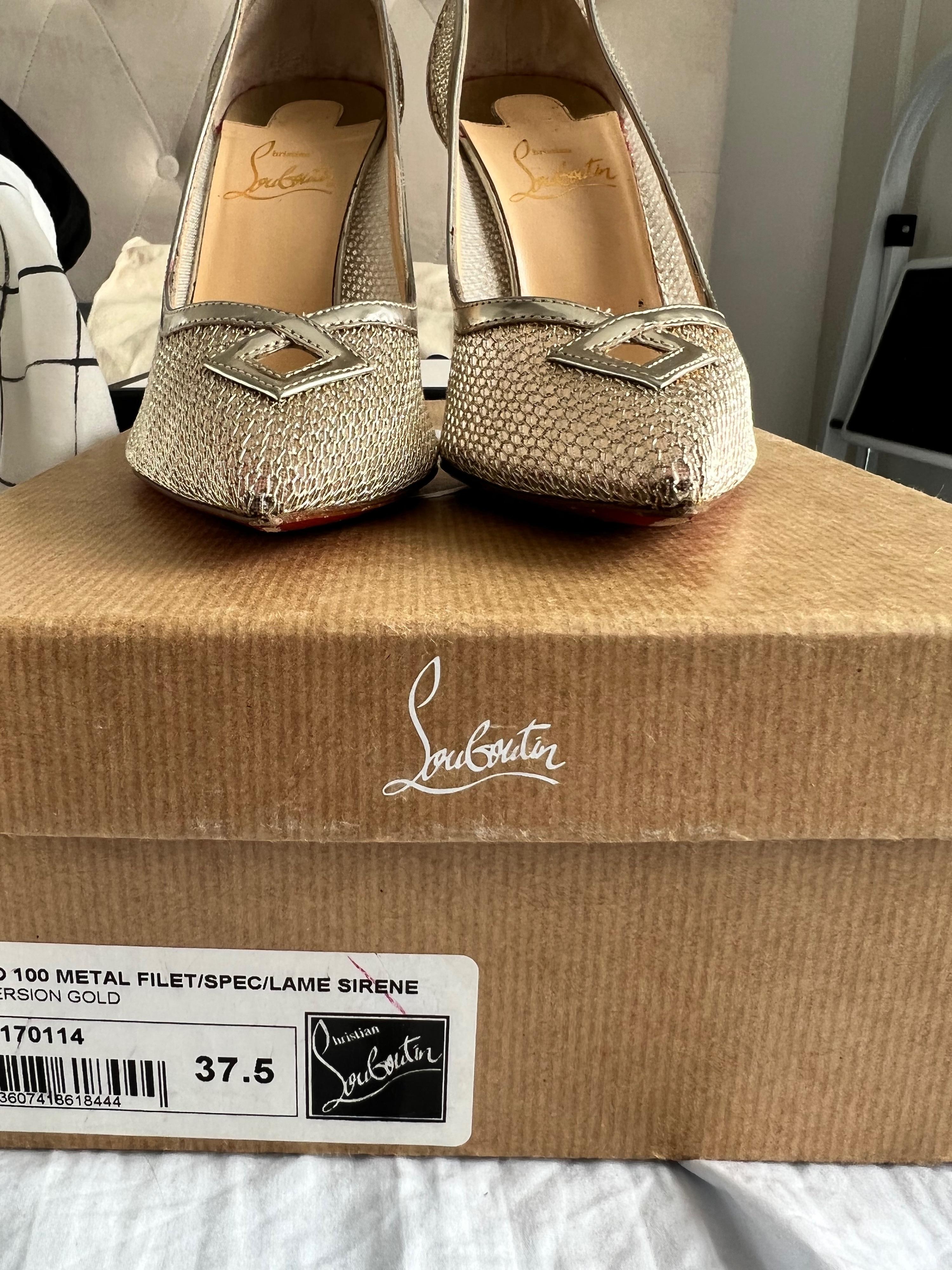 Metallic faux-snakeskin leather Neoalto 100 heeled pumps