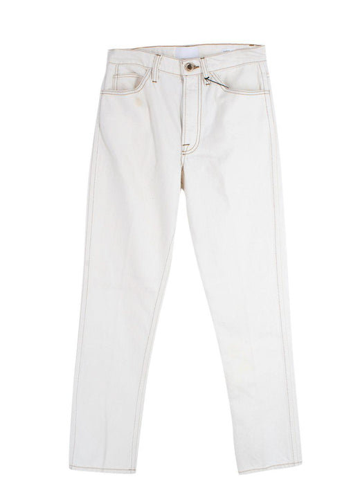 Frame Cream Le Italien Straight Leg Jeans