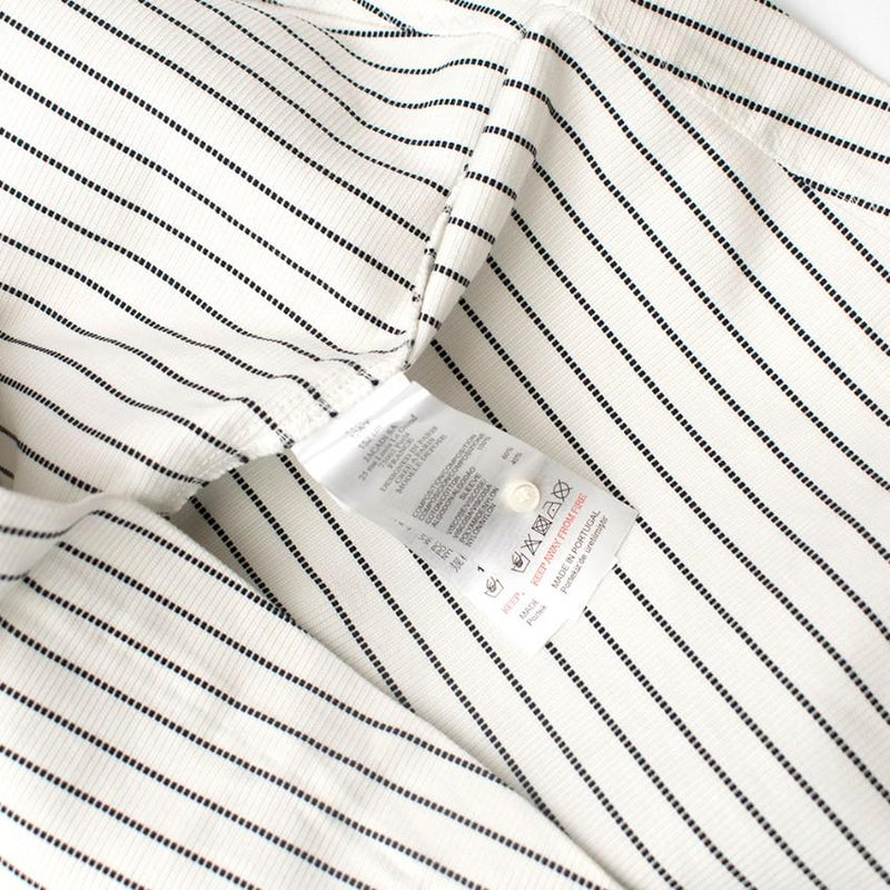 Jacadi white & navy striped mini dress