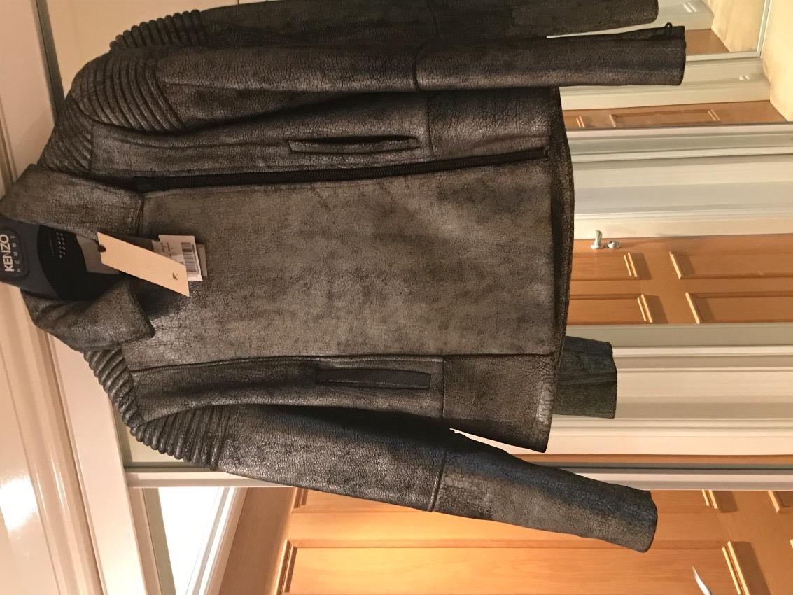 Zoe Jordan Metallic Leather Jacket