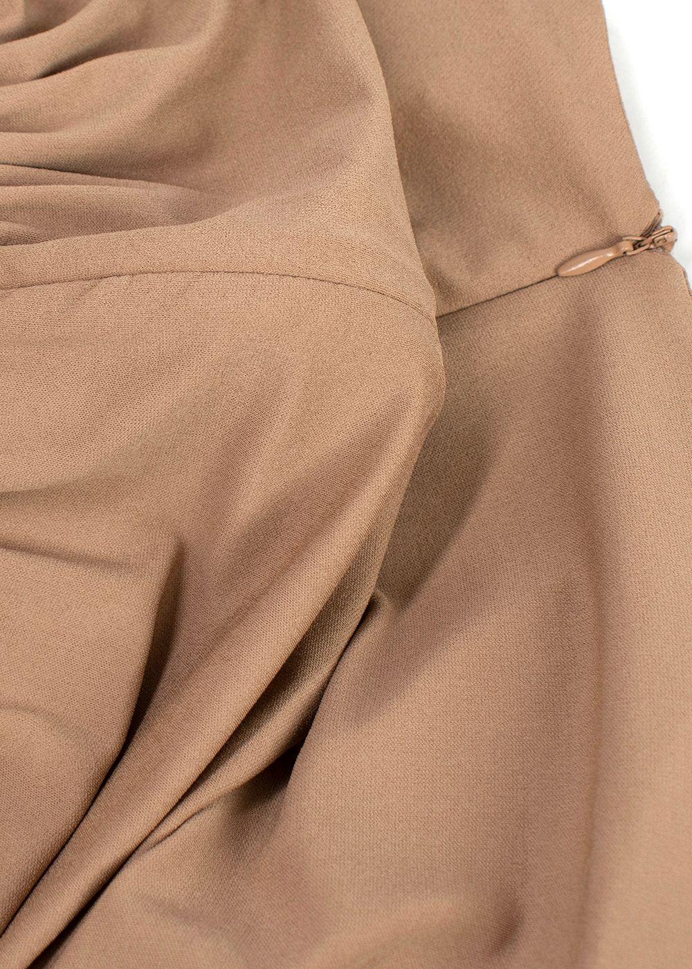 Alexandre Vauthier Batwing Sleeve Draped Mini Dress