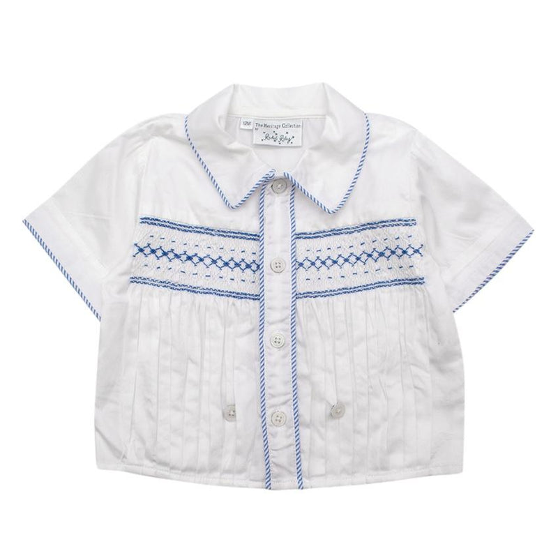 Rachel Riley Heritage Collection White Embroidered Top