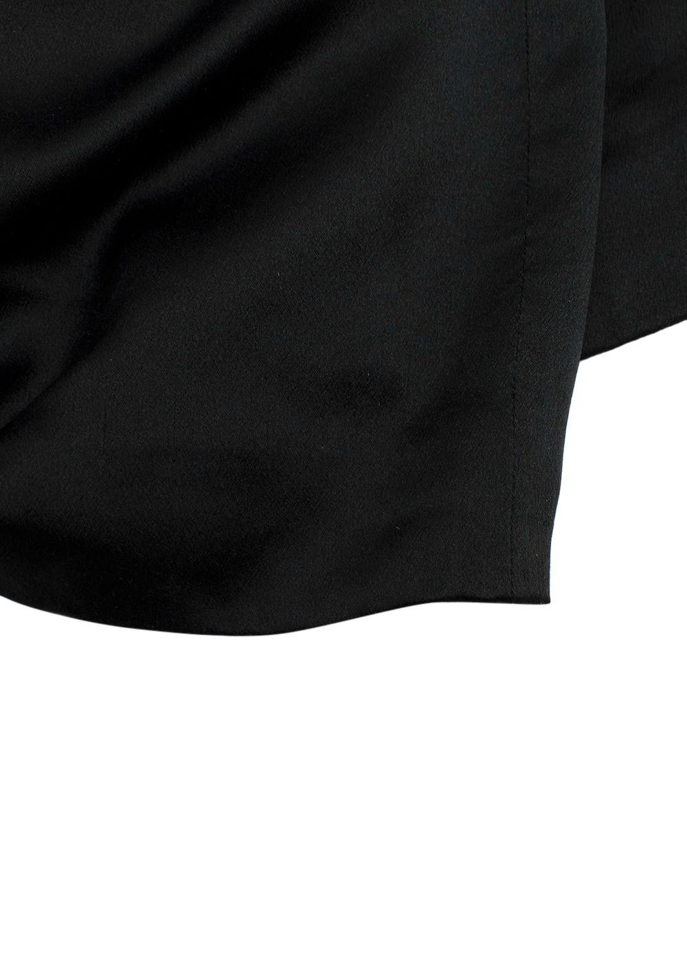 Chanel Black Silk Cocktail Dress