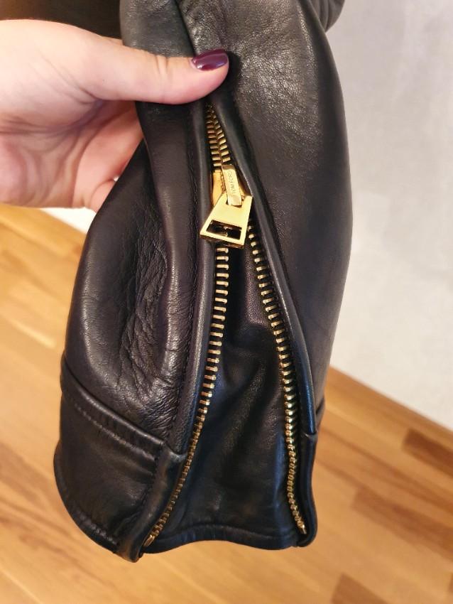 Tom Ford Fur Lined Leather Aviator Jacket