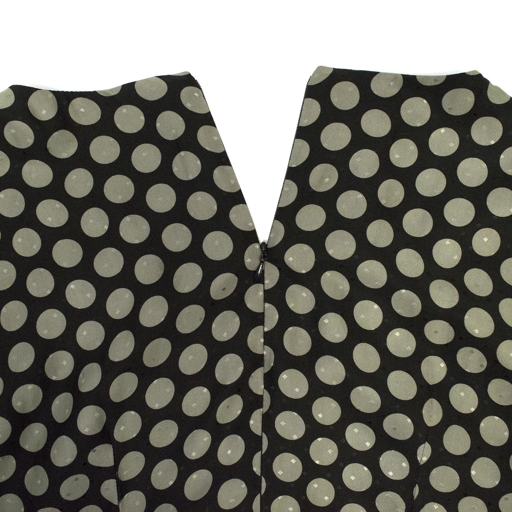 Joseph Black Polka Dot Dress