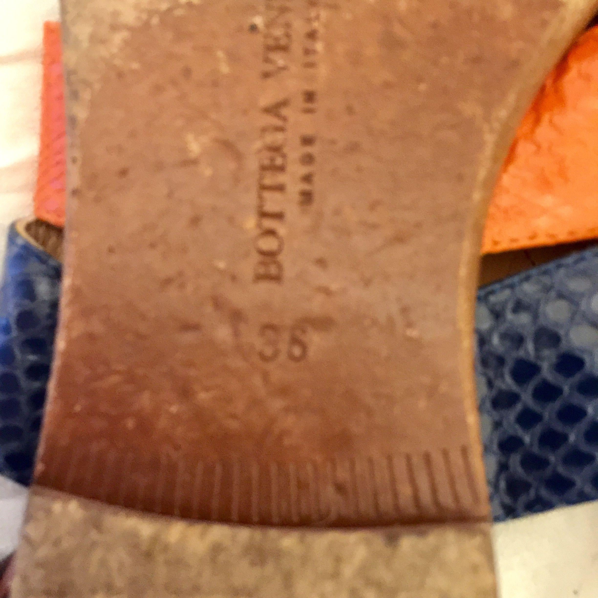 Tricolour snakeskin & tan leather sandals