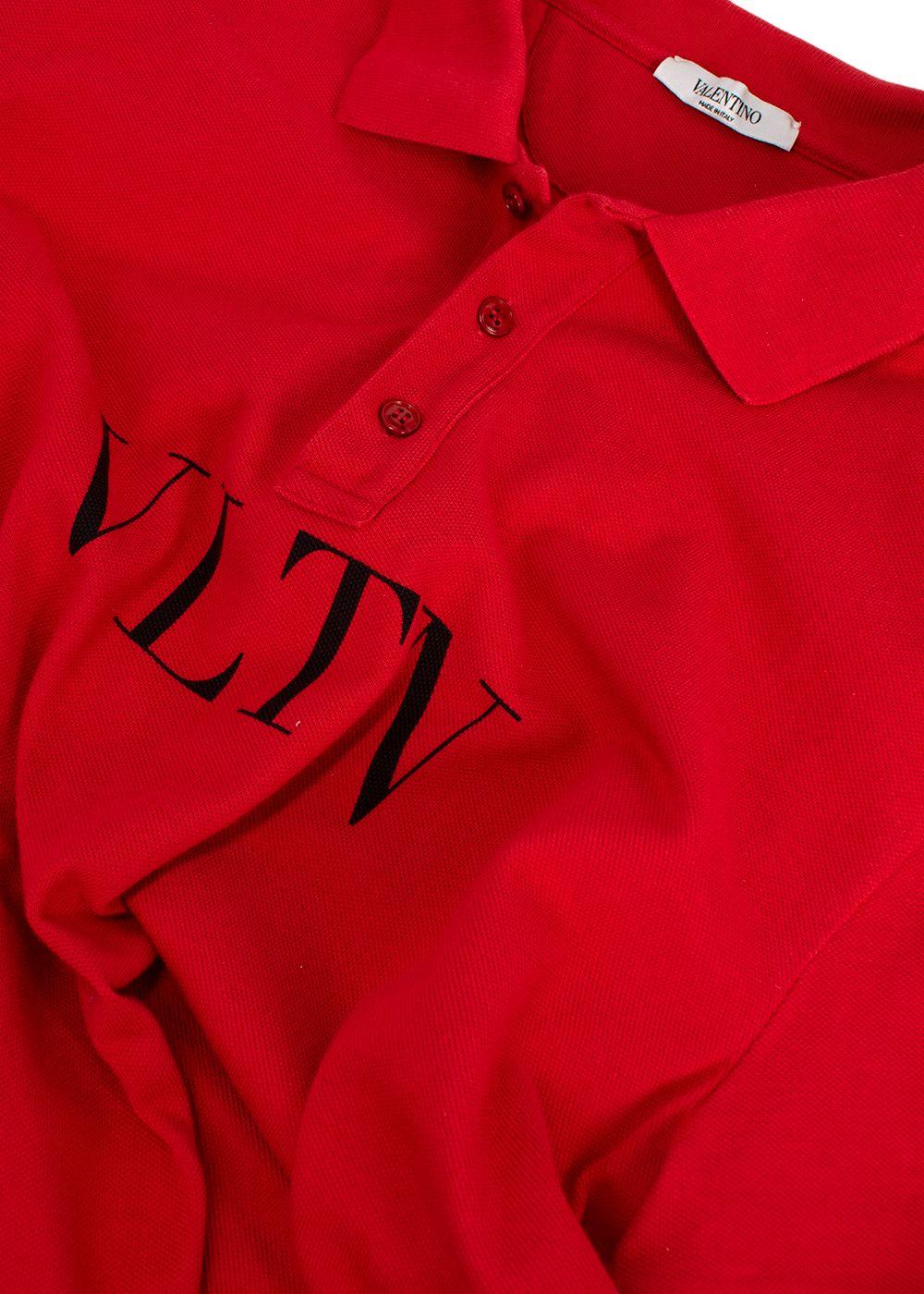 Valentino Red VLTN Polo Shirt