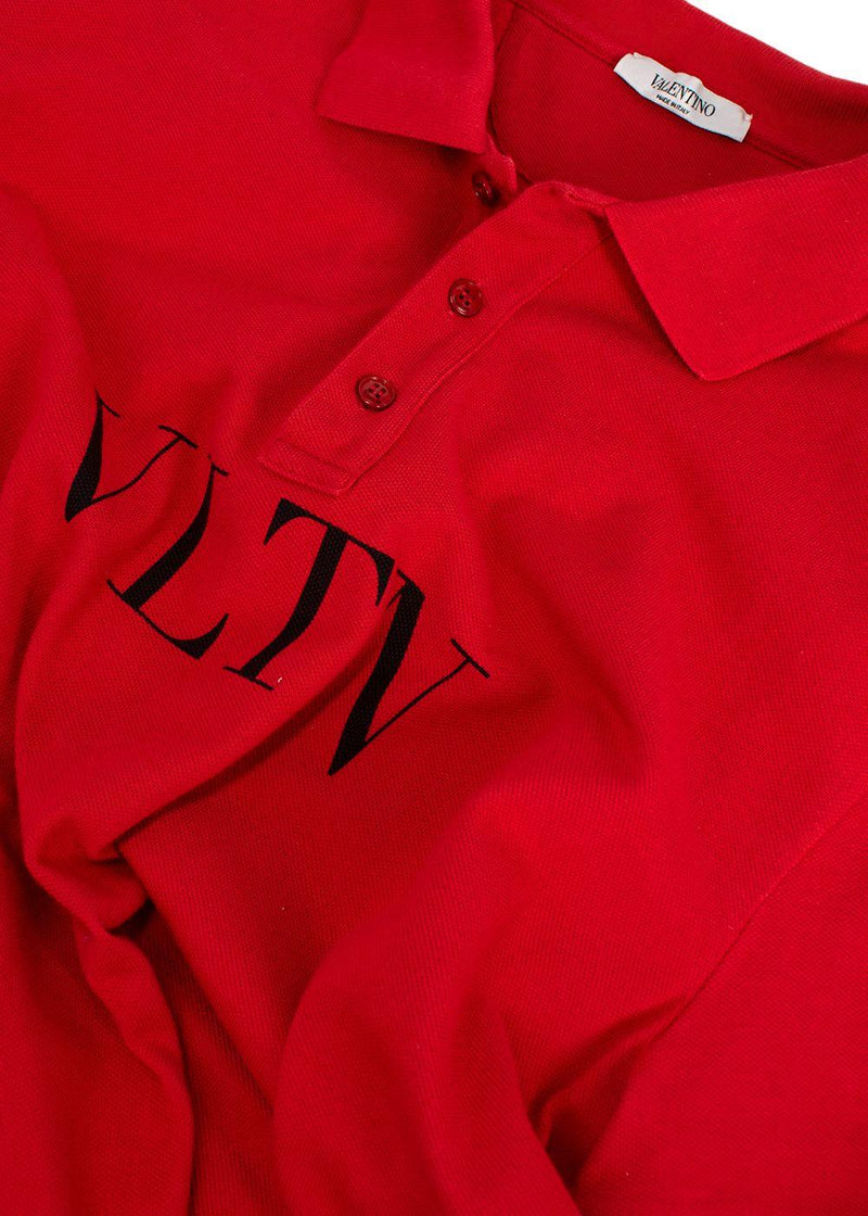 Valentino Red VLTN Polo Shirt