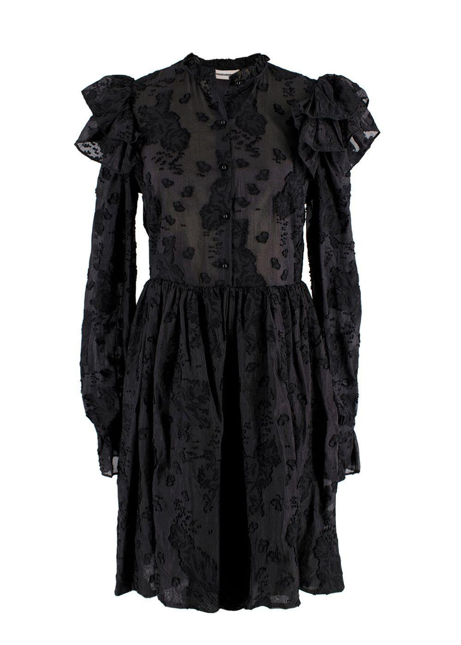 Custommade Black Frill Kimsa Dress
