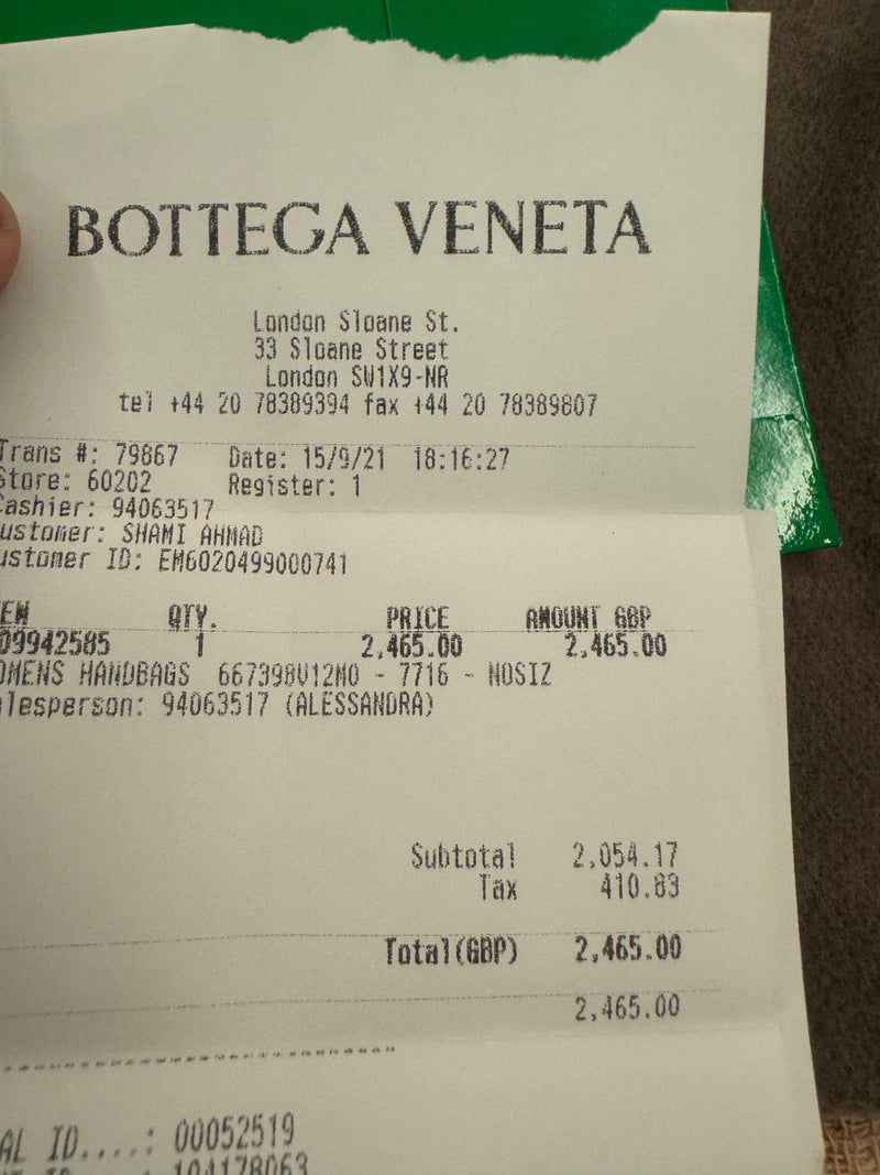 Bottega Veneta Orange Mount Envelope Bag