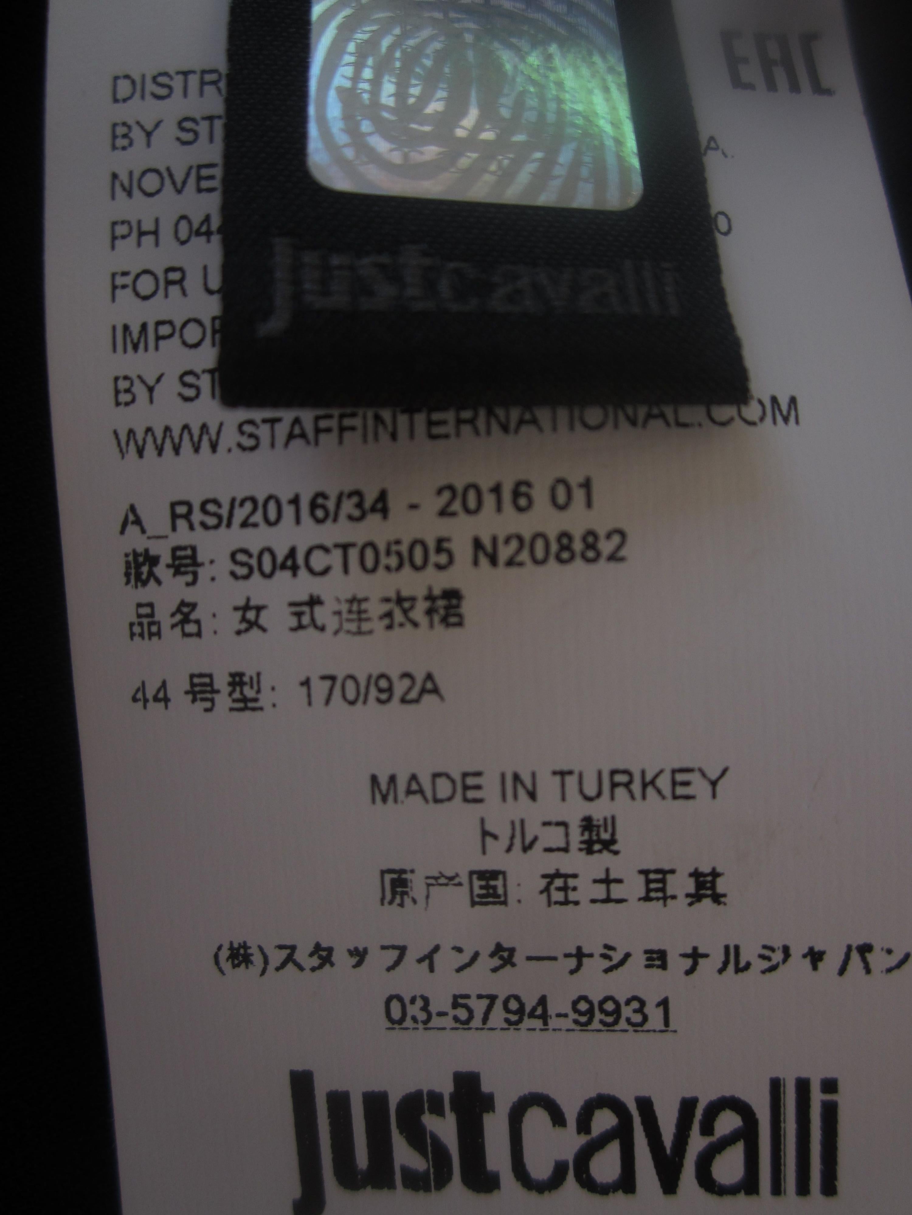 Roberto Cavalli Black Dress