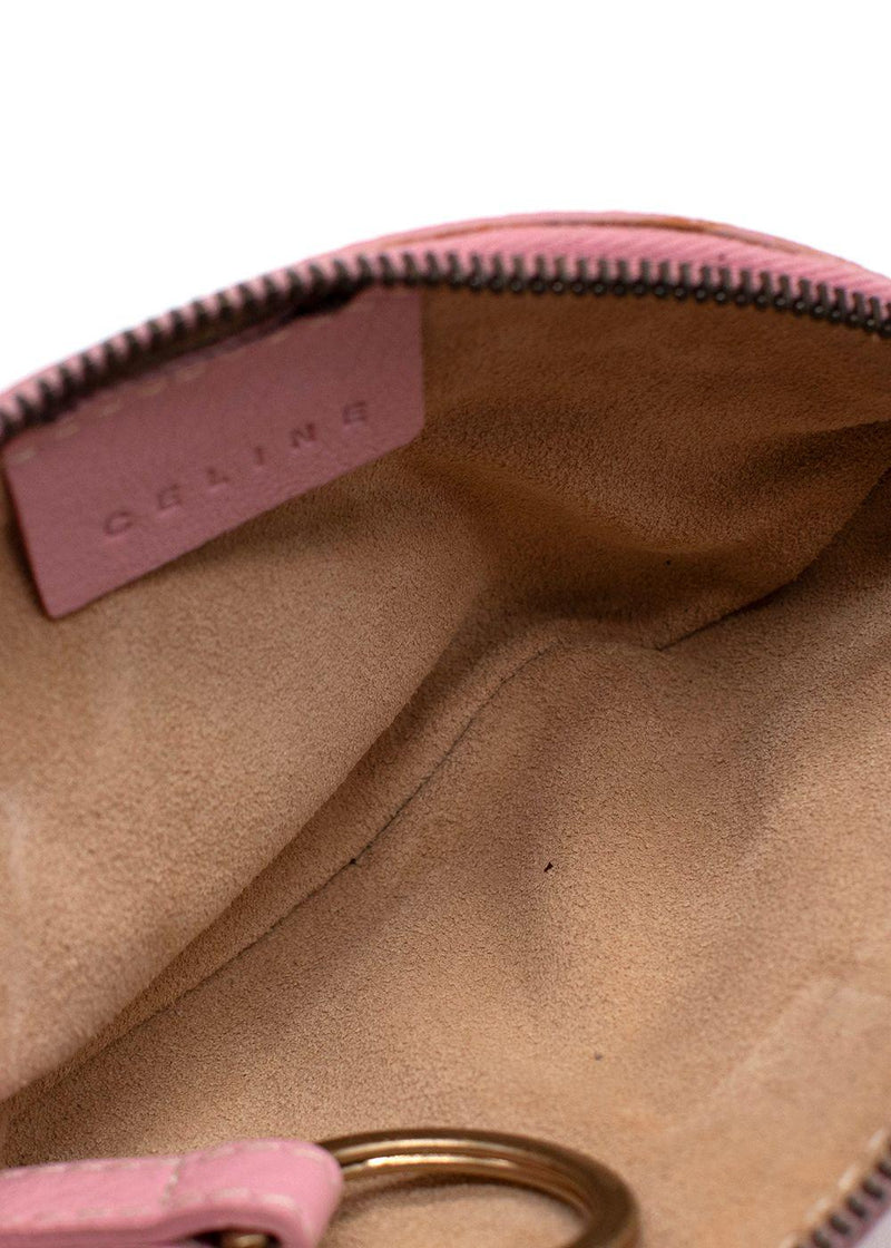 Celine Pink Logo Coin Purse