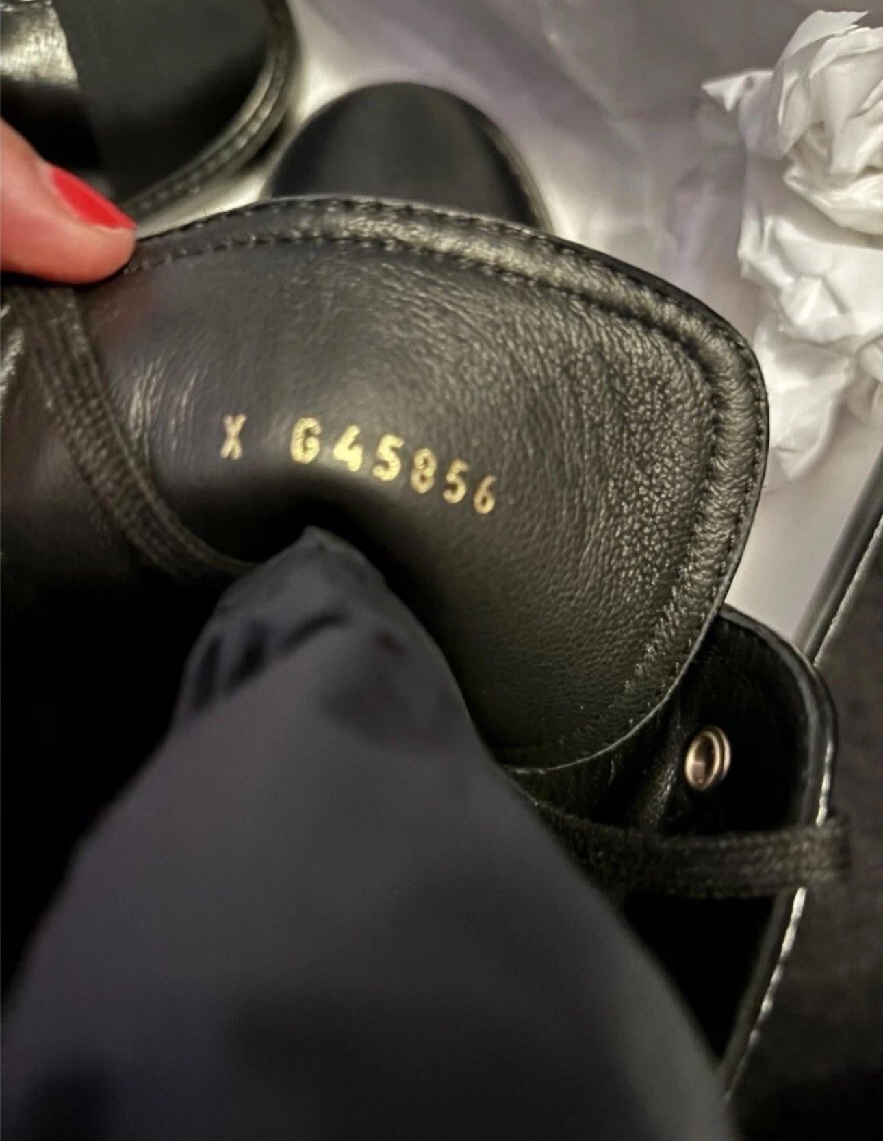 Chanel Metier D'Arts Combat Boots