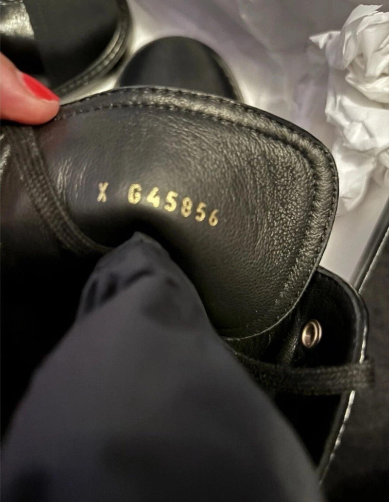 Chanel Metier D'Arts Combat Boots