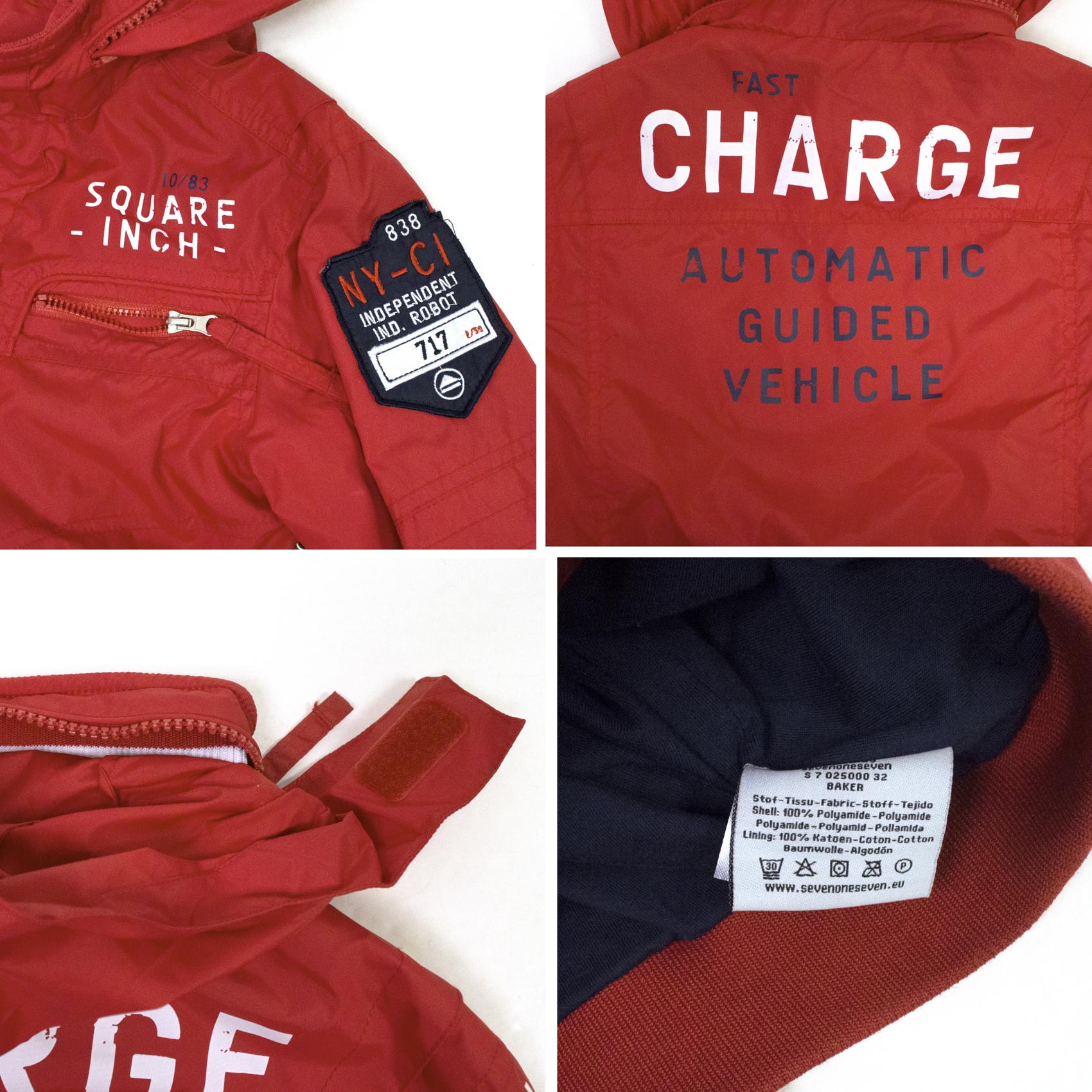 SevenOneSeven Red Jacket and Applique Polo Shirt