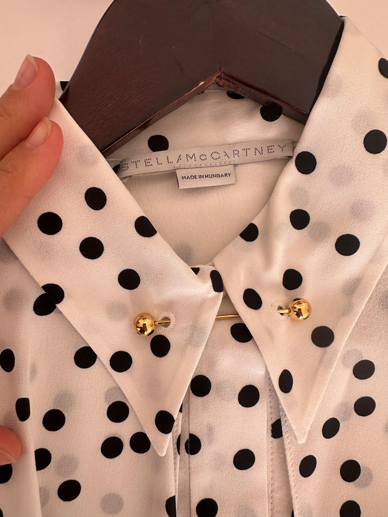 Stella McCartney Polka Dot Shirt Dress