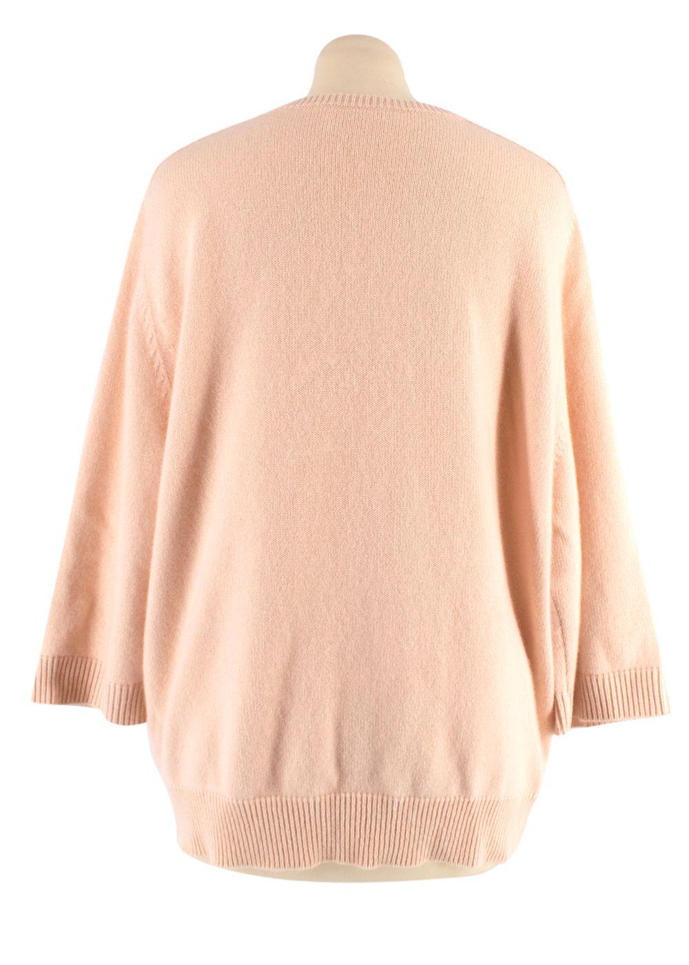 Chloe Cropped Sleeve Cashmere Jumper