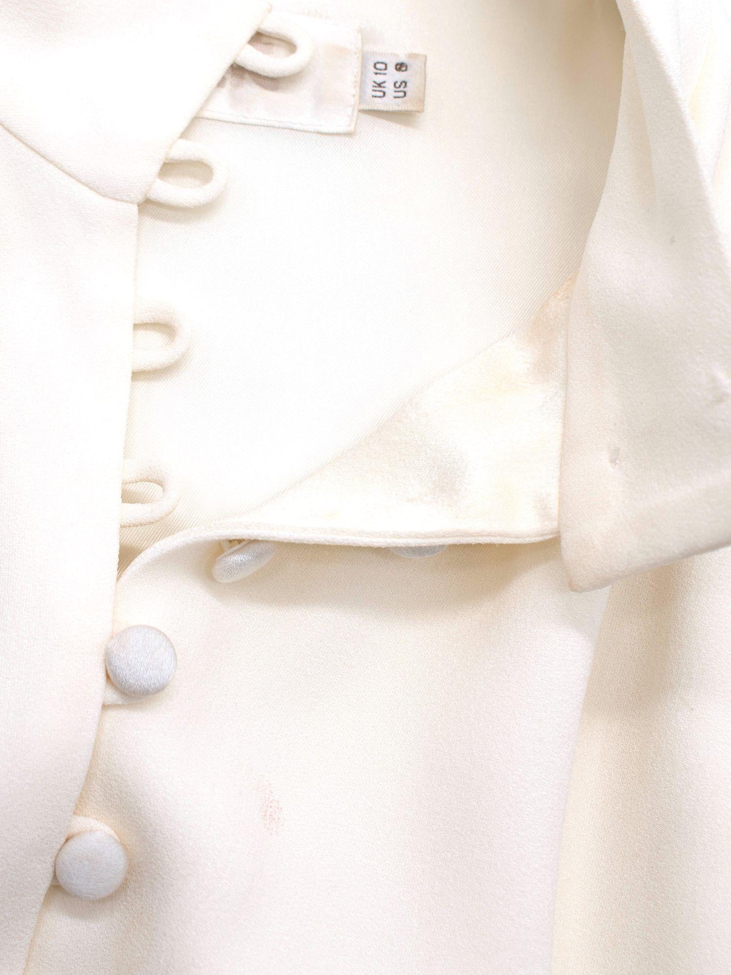 GOAT White Crepe Jumpsuit