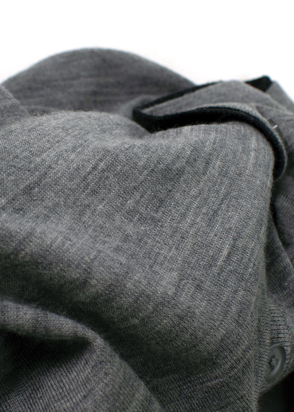 Cerruti 1881 Grey Wool Cardigan