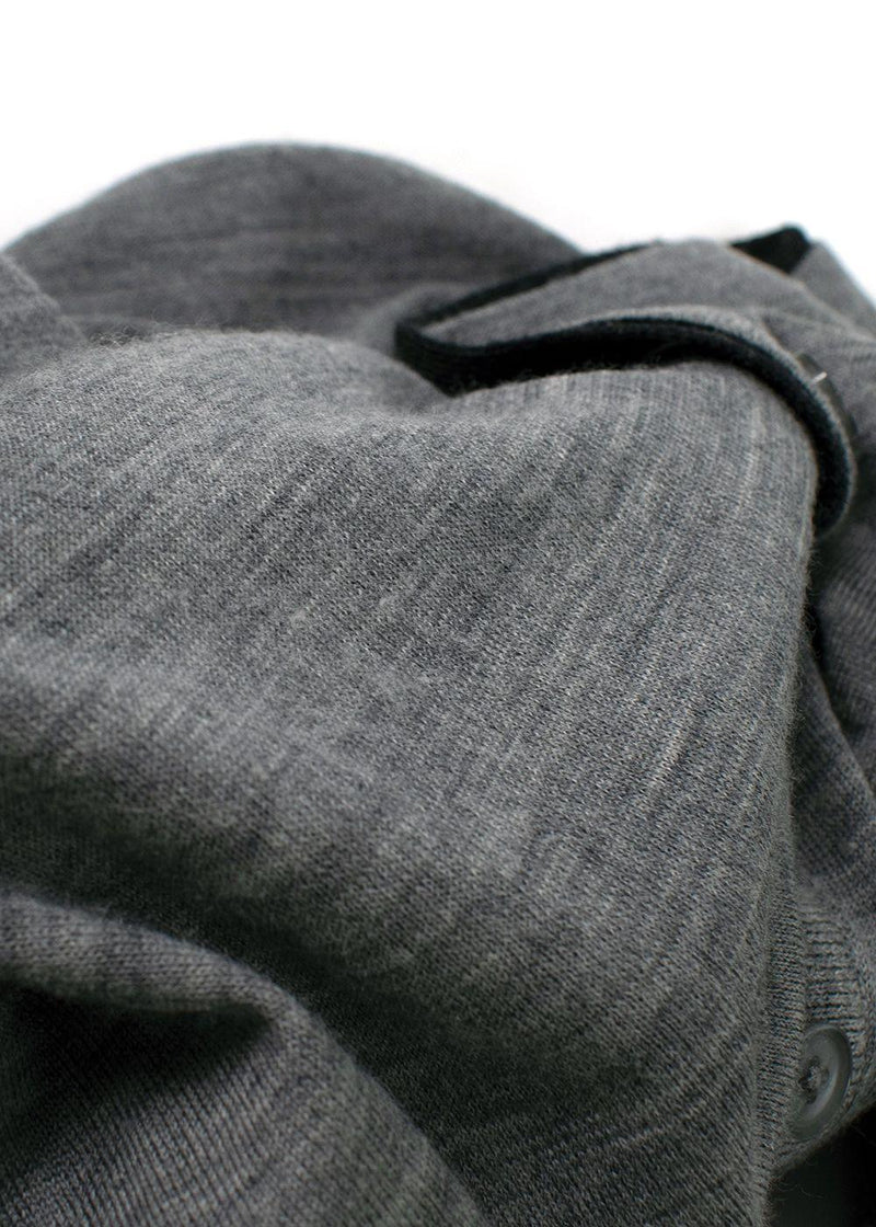 Cerruti 1881 Grey Wool Cardigan