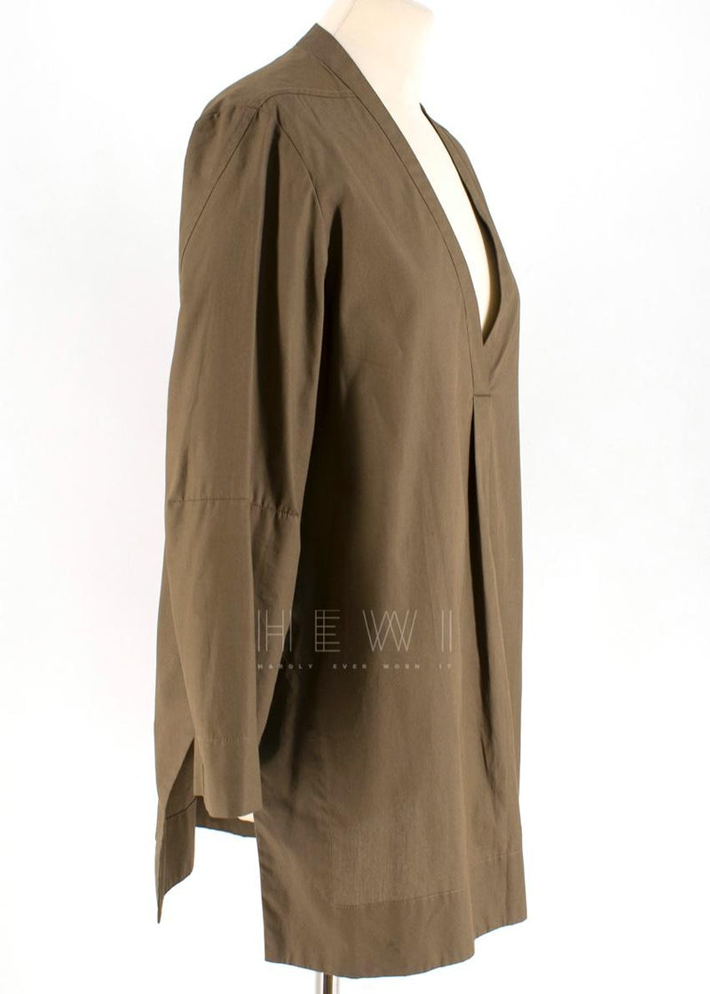 Tome Poplin V-Neck Tunic