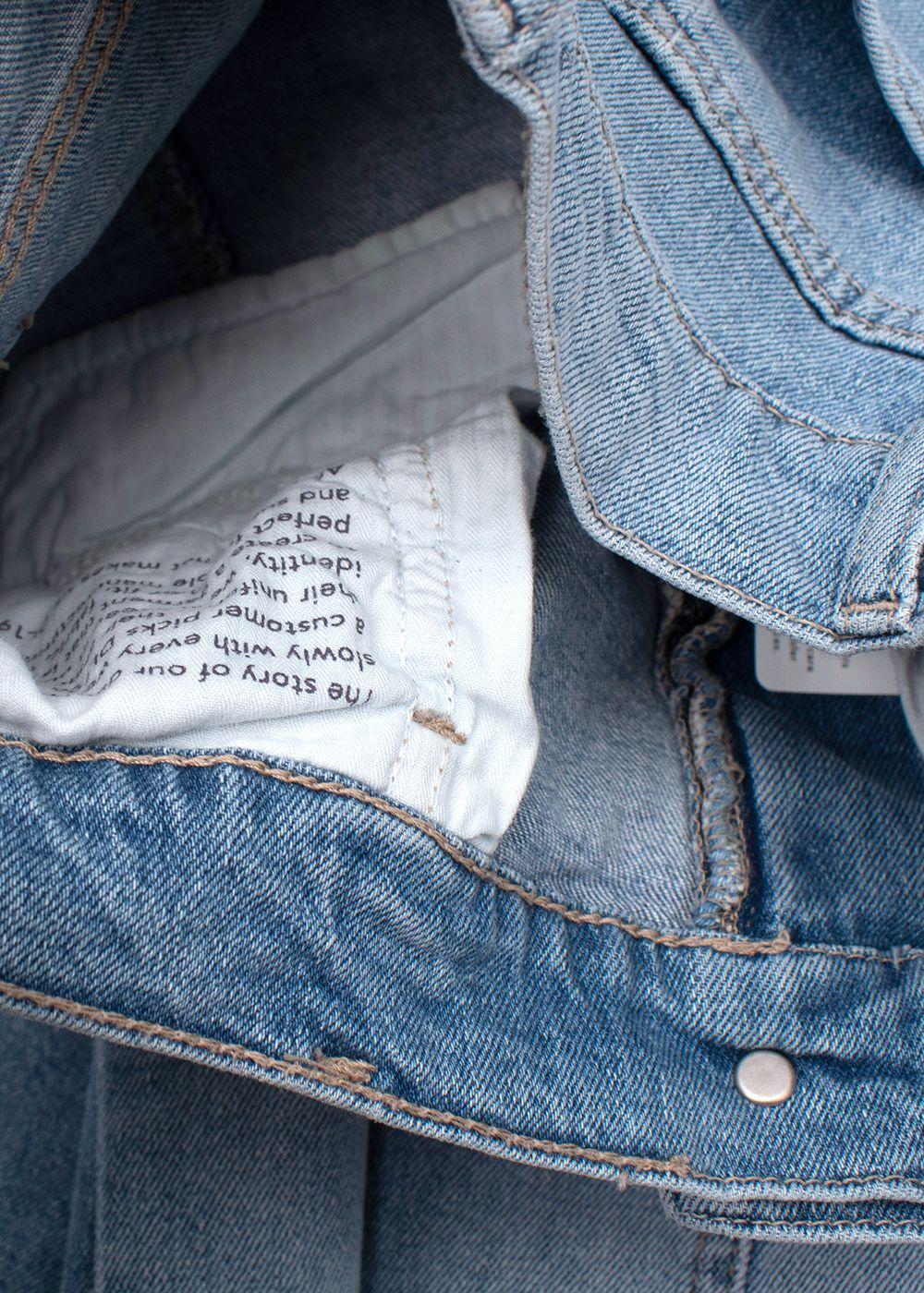 Vintage wash denim Patti straight leg jeans