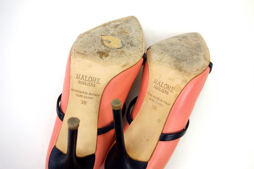 Malone Souliers Maureen Pink Mules