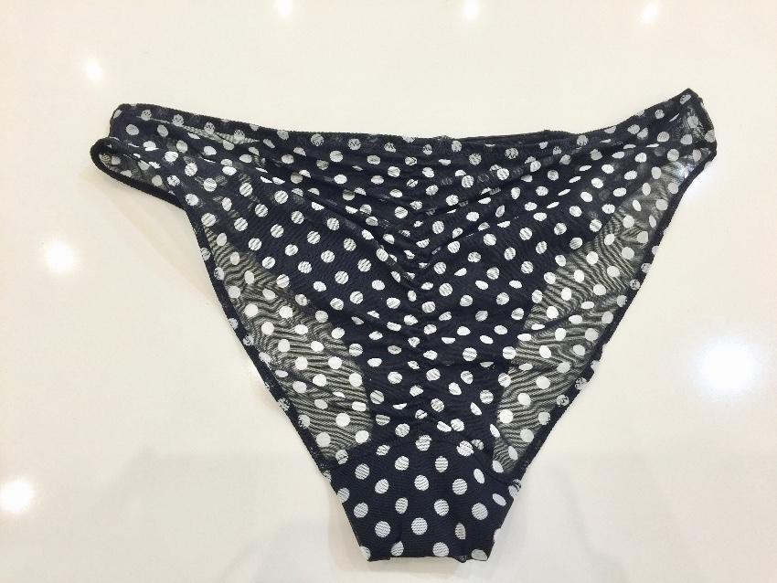 Chantal Thomass Polka Dot Tulle Strapless Bra & Brief Set