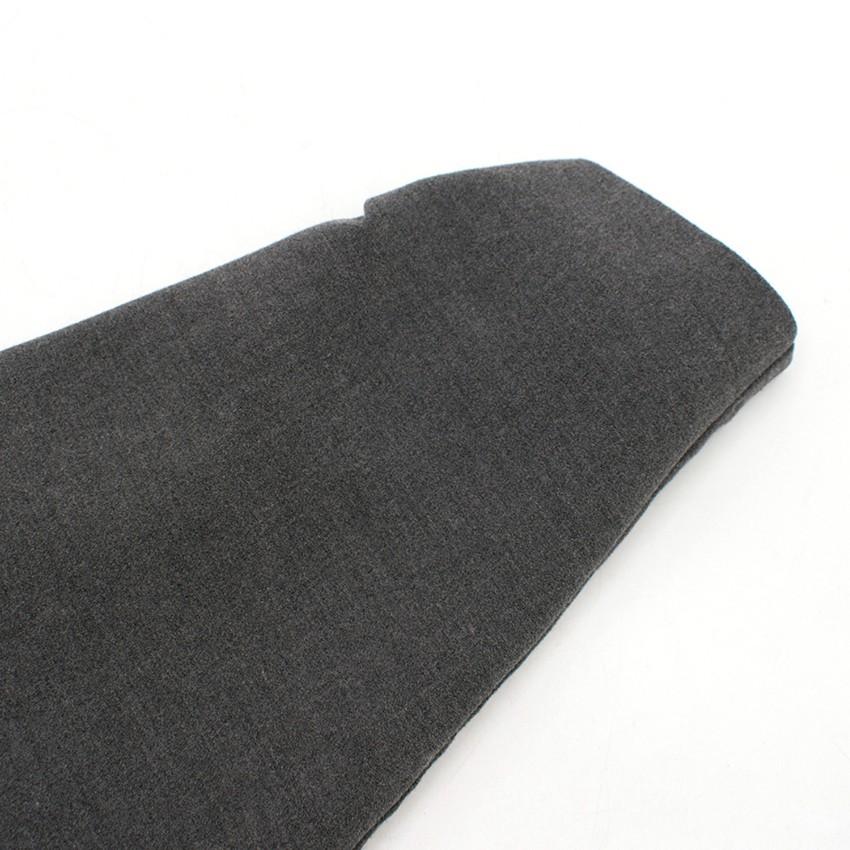 Black Halo Grey Sabrina Midi Dress