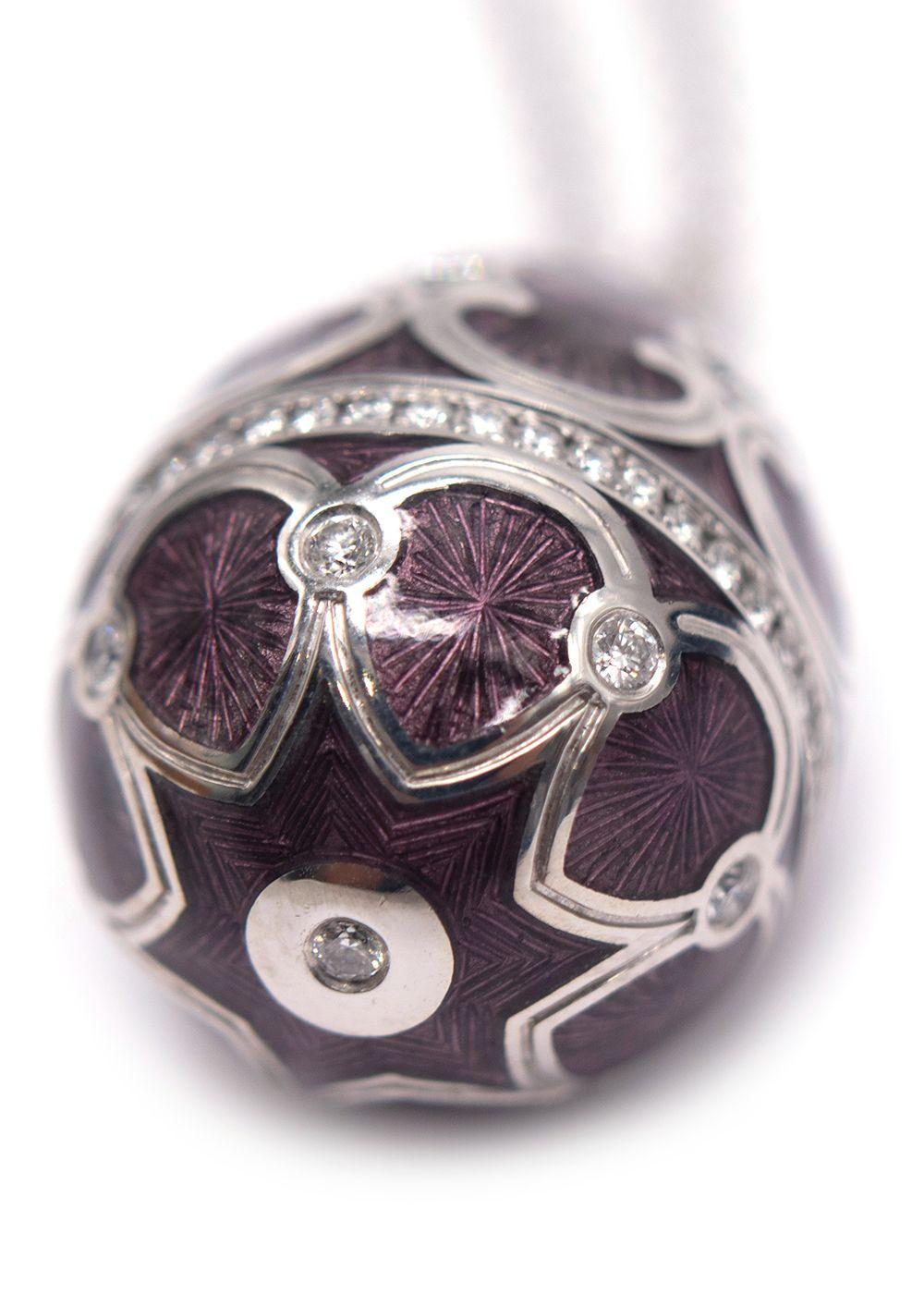 Fabergé Palais Tsarskoye Selo Prune Pendant