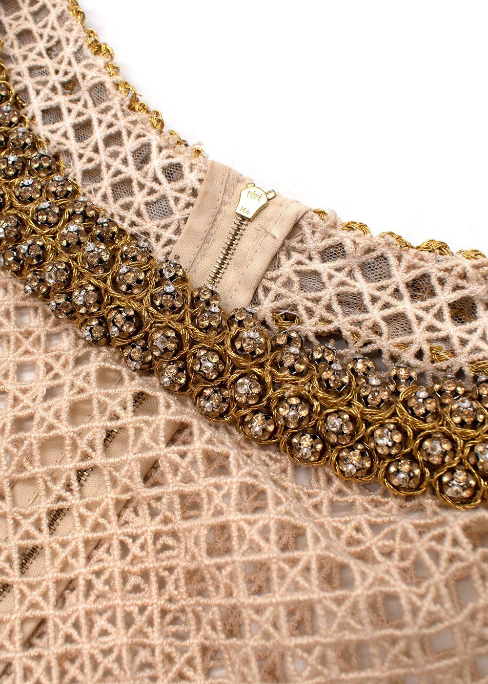 Embellished Crochet Top