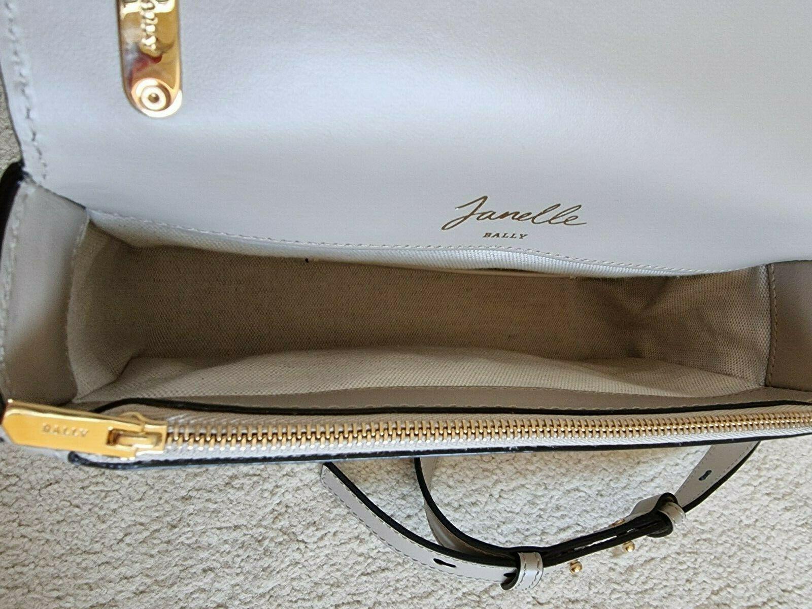 Grey leather Janelle bag