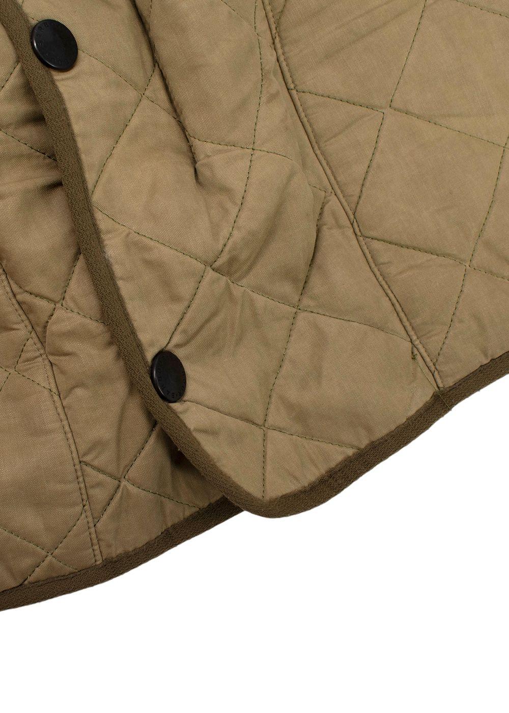 Barbour Khaki Quilted Jacket