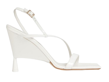 Gia Borghini White Rosie 5 Heels